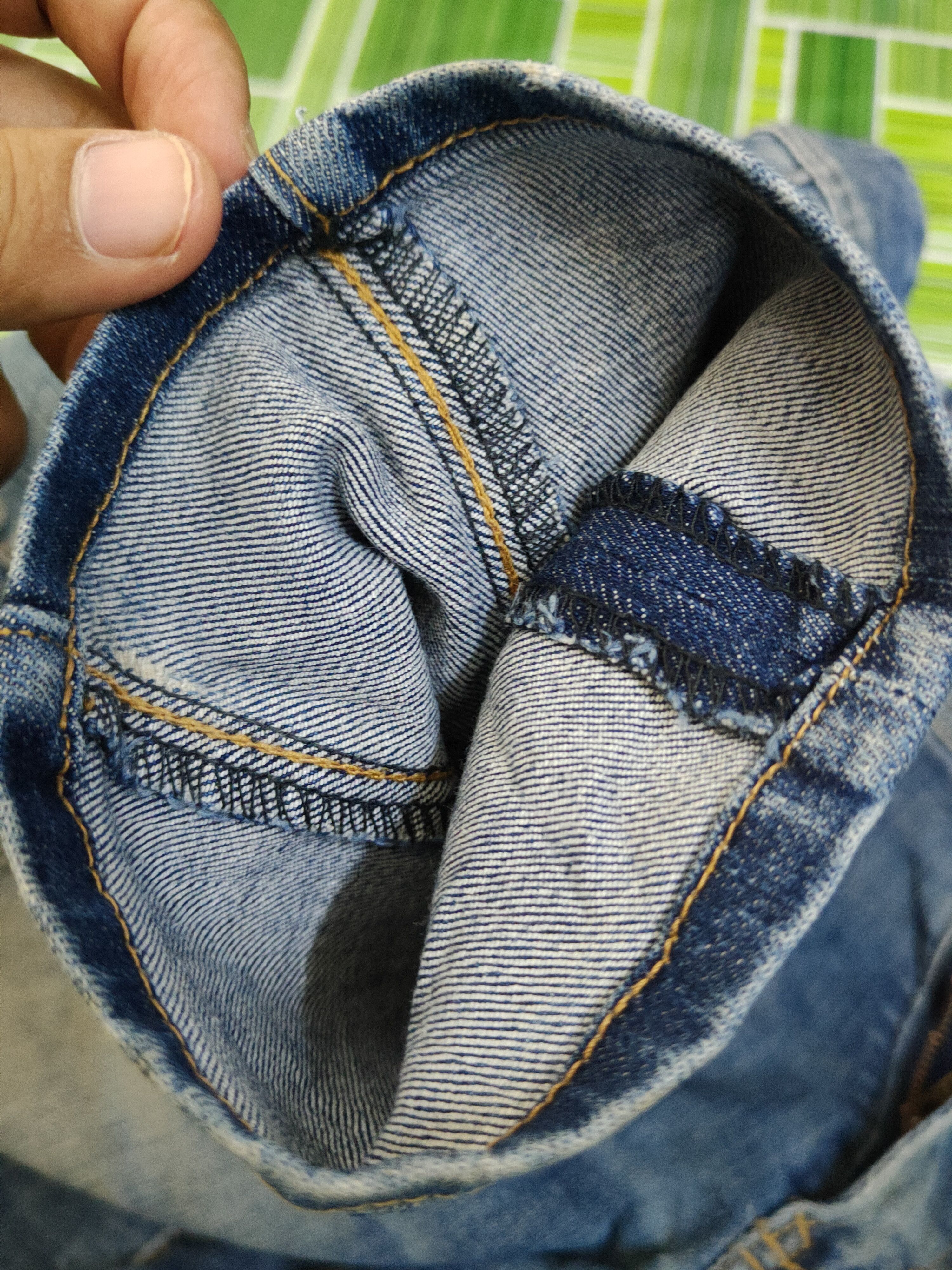 Japanese Brand Evenriver Blue utiltiy Distressed Ripped denim Jeans #W2076 Size US 33 - 13 Thumbnail