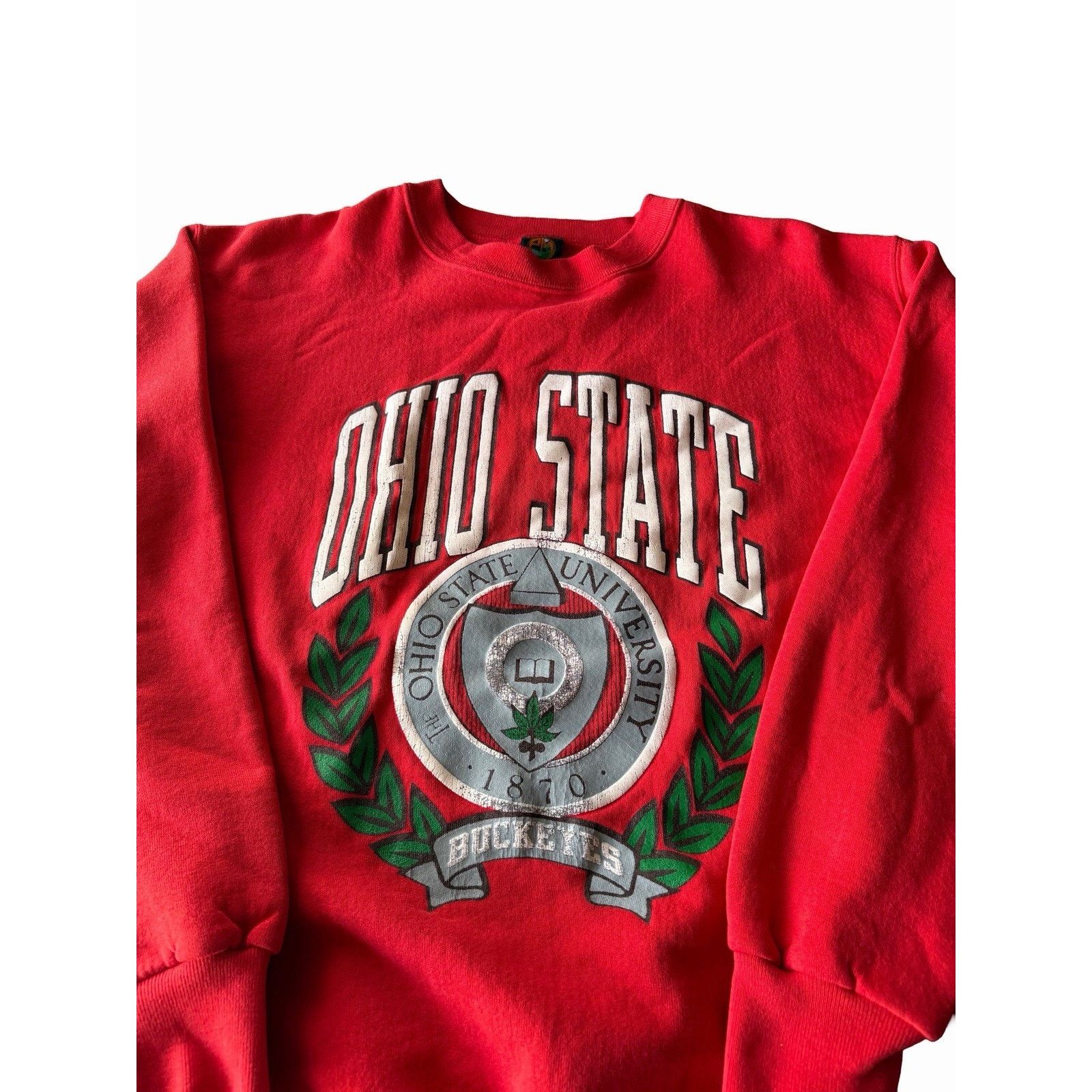 Vintage Vintage Ohio State Buckeyes Crewneck Sweatshirt Made USA Red Size US XL / EU 56 / 4 - 5 Thumbnail