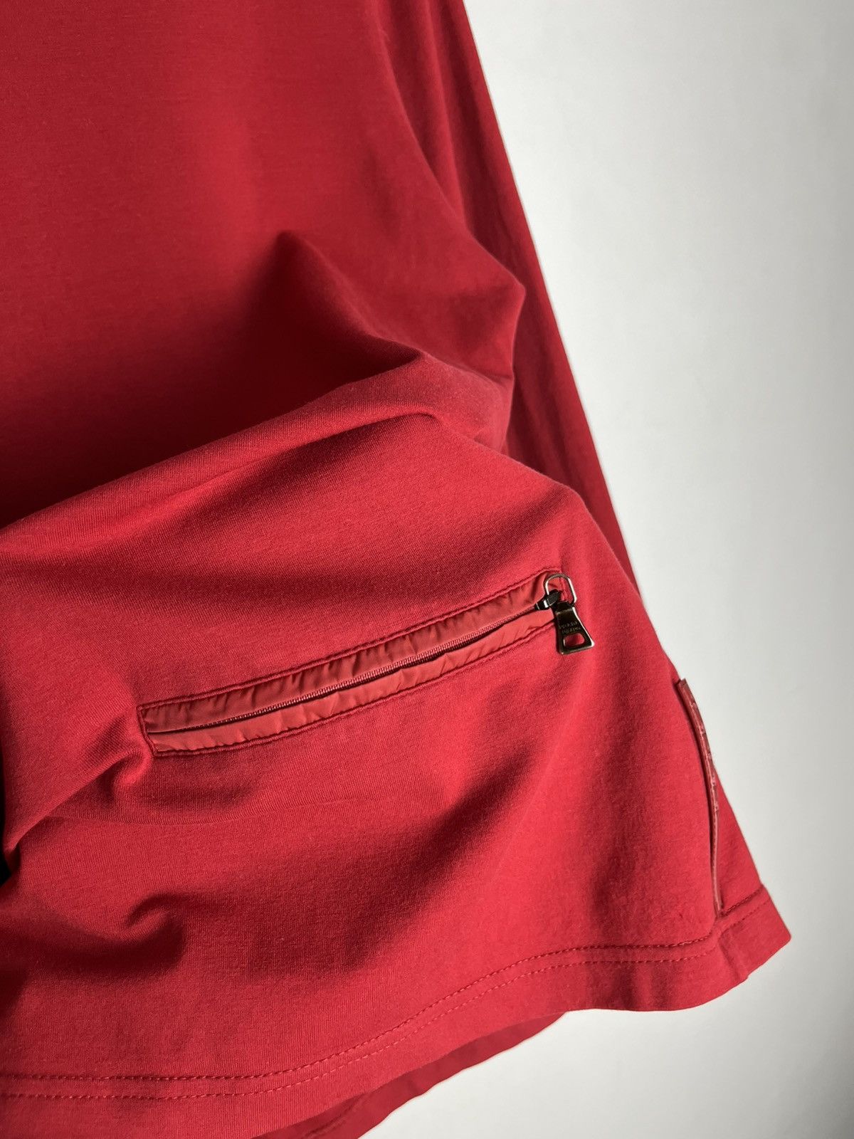 Prada 00’s Prada Sport Red Tab Long Sleeve Tee Size XL / US 12-14 / IT 48-50 - 7 Thumbnail