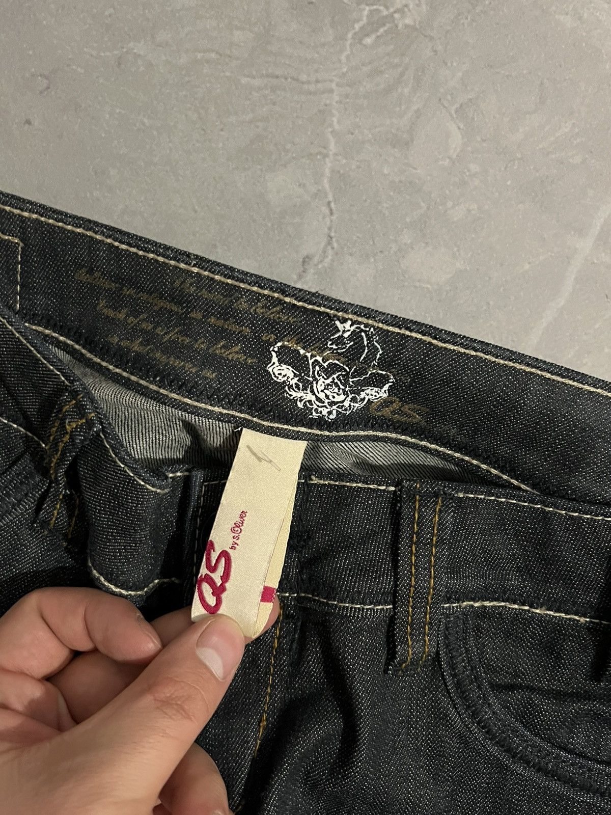 Vintage Vintage Glitter Japanese Dark-Wear Jeans / Archive Y2K Swag Size US 32 / EU 48 - 7 Thumbnail