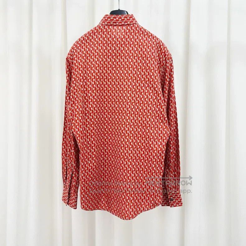 Hermes Hermes size 39 All-over Printed Letter Shirt Jacket Size US S / EU 44-46 / 1 - 2 Thumbnail