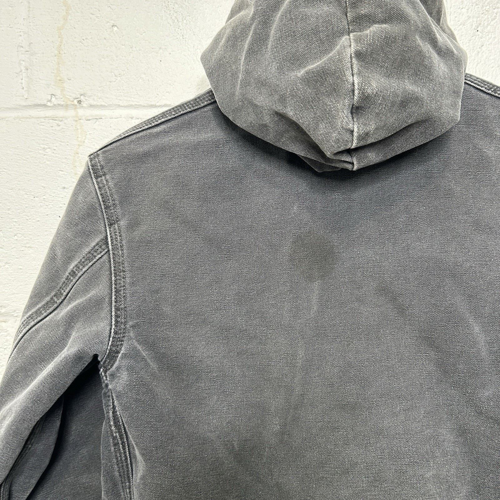 Carhartt Vintage Carhartt Quilted Hooded Active Jacket “Petrol Gray” Size XS / US 0-2 / IT 36-38 - 10 Thumbnail