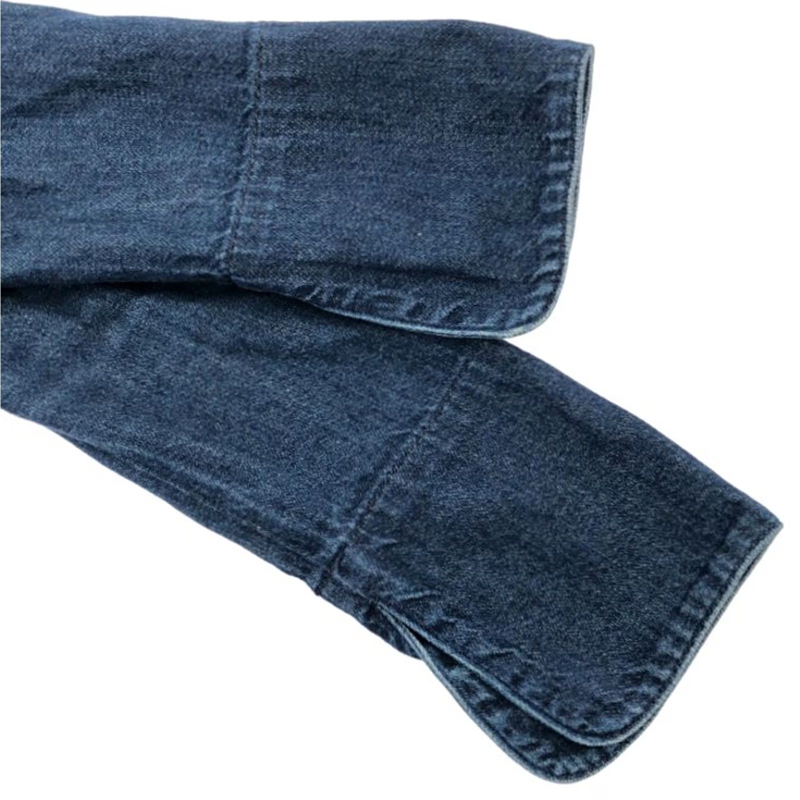 Kapital KAPITAL Ladies Band Collar Denim Dress Indigo Blue Size XS Solid Casual USED Size XS / US 0-2 / IT 36-38 - 4 Thumbnail