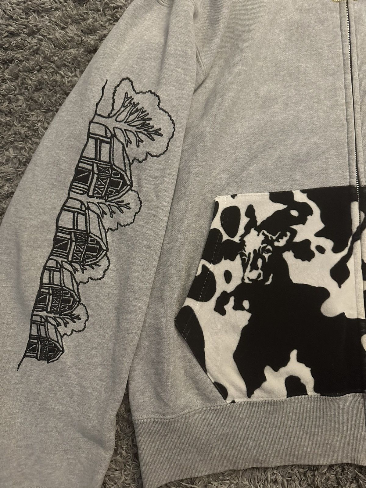 Bape × Nigo Holstein Cow Full Zip Hoodie Size US M / EU 48-50 / 2 - 6 Thumbnail