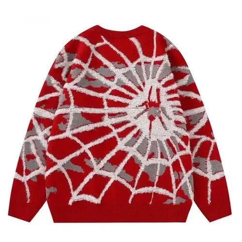 VIBE Spider Web Knitted Sweater Size US L / EU 52-54 / 3 - 3 Thumbnail