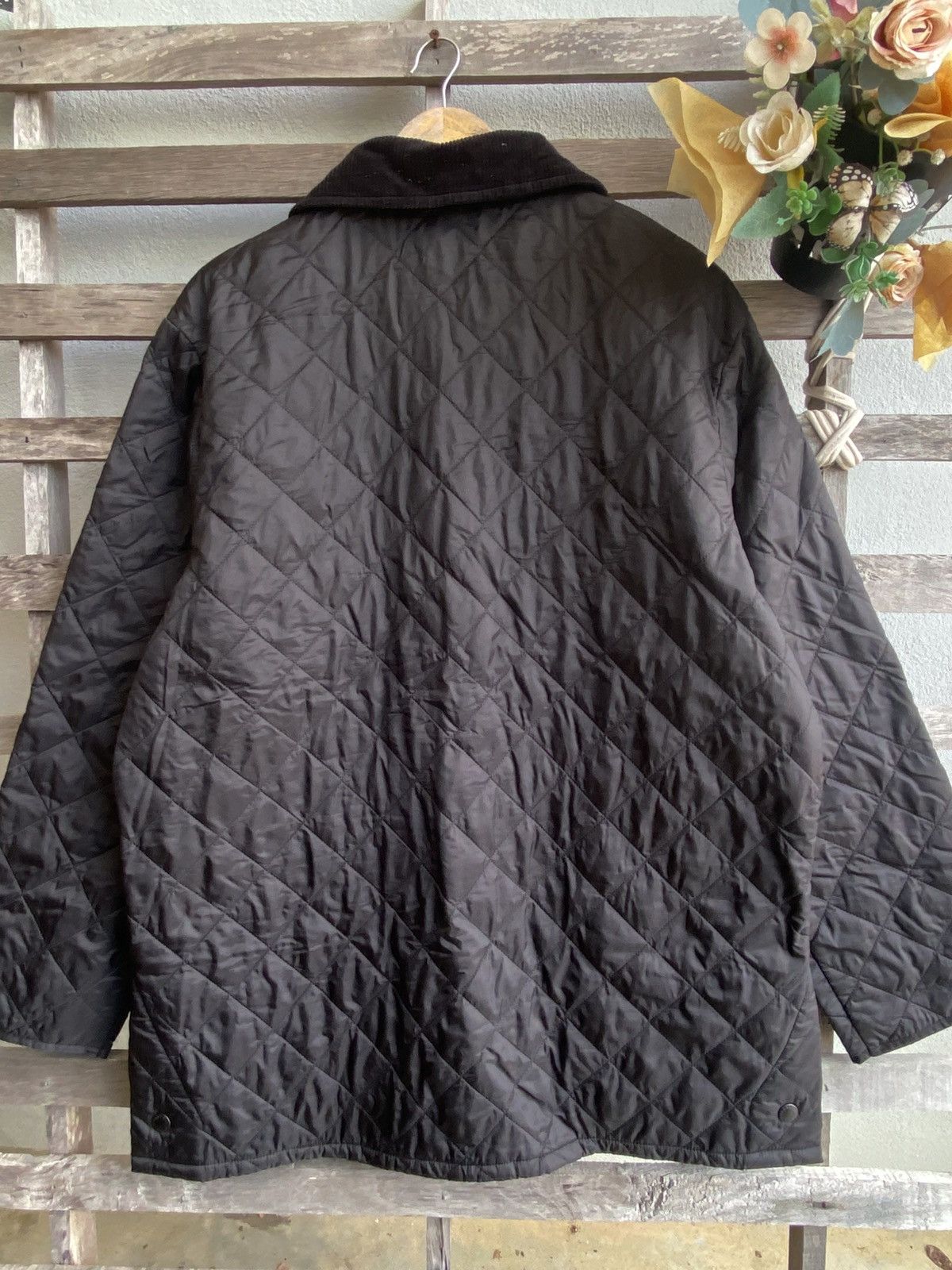 Barbour Barbour Liddesdale quilted jacket with a corduroy collar Size US XL / EU 56 / 4 - 8 Thumbnail