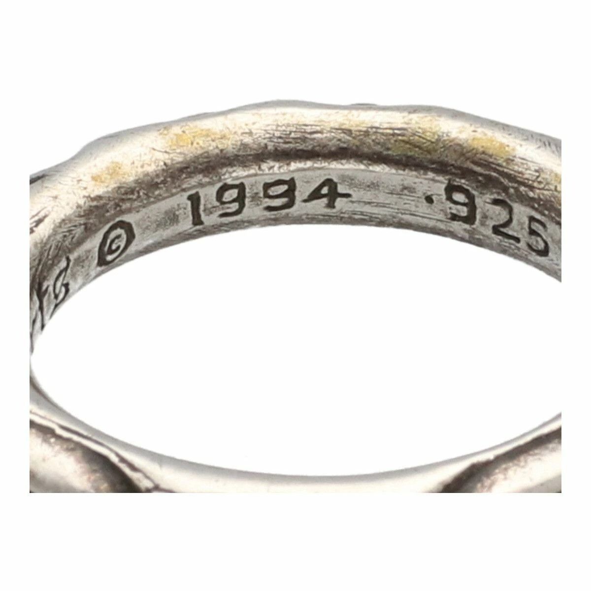 Chrome Hearts RARE SIZE! 10 CHROME HEARTS SCROLL BAND RING silver Size ONE SIZE - 7 Thumbnail