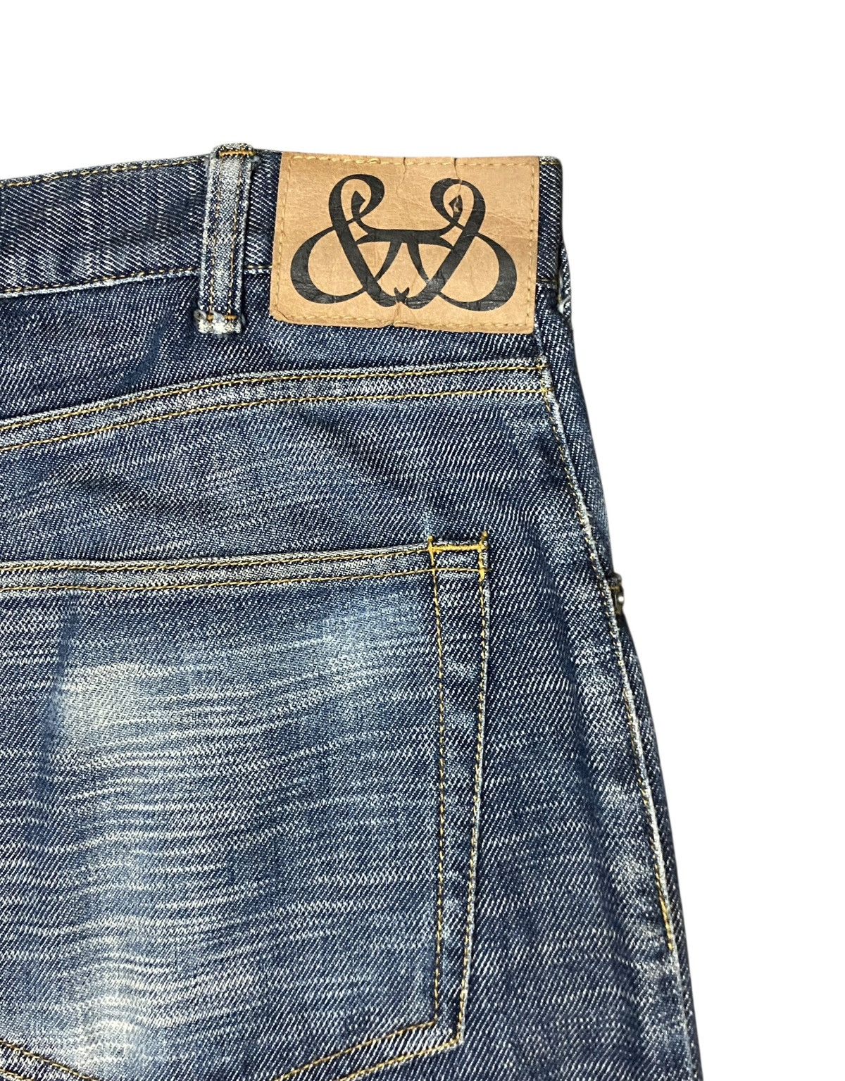 Japanese Brand Rare Design Vintage Brand Slyandrobby Patterned Jeans 2000s Size US 33 - 4 Thumbnail