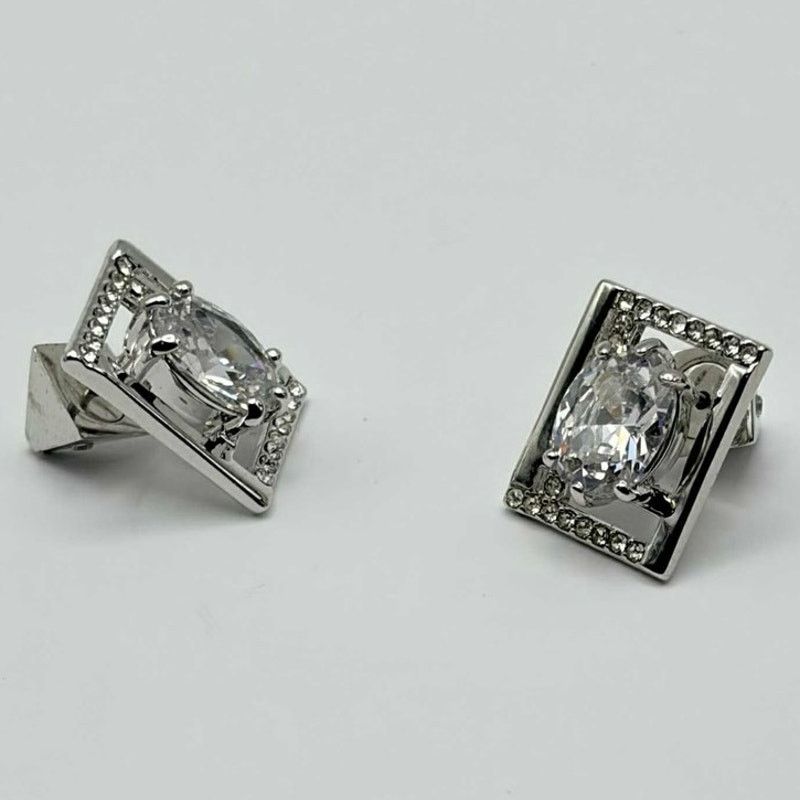 Vince Camuto Silver Crystal Vince Camuto Earrings Size ONE SIZE - 4 Thumbnail