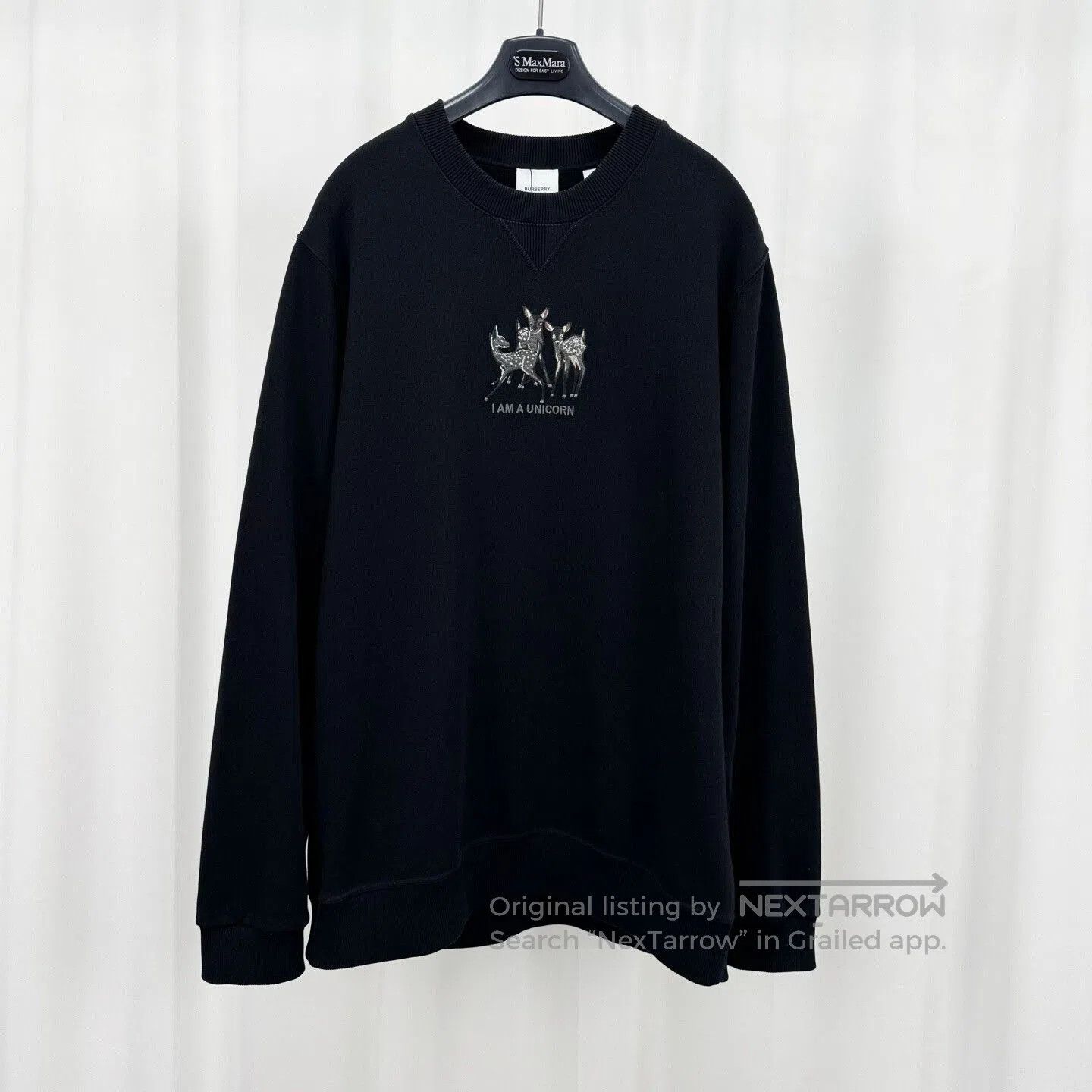 Burberry burberry embroidered unicorn sweatshirt. Size US L / EU 52-54 / 3 - 1 Thumbnail