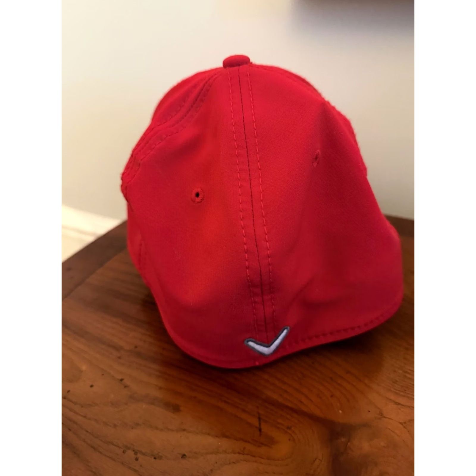 Callaway Callaway Baseball Cap Hat Mens L-XL Red Adjustable Embroidered Logo Size ONE SIZE - 3 Thumbnail