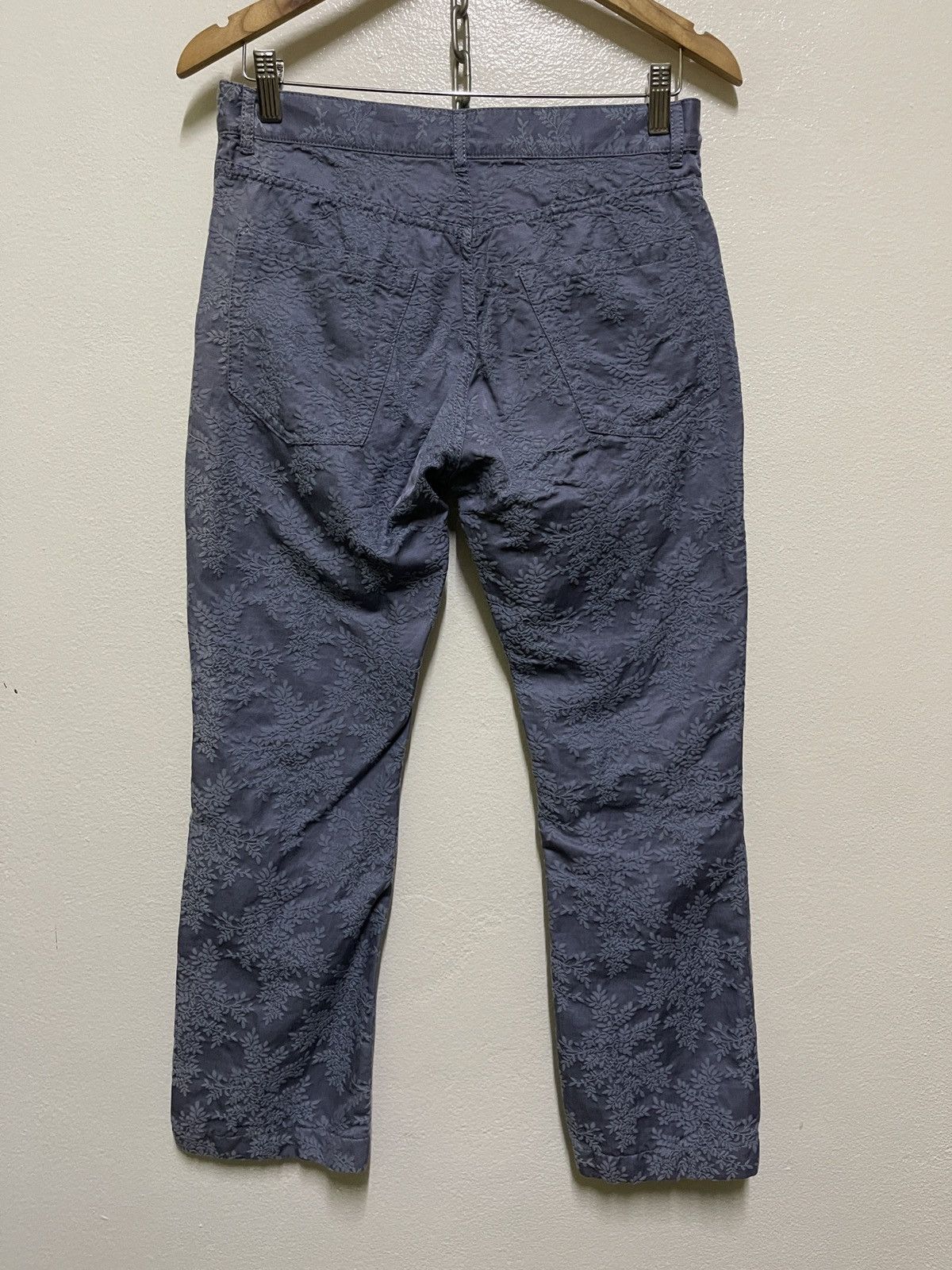 Ann Demeulemeester Ann Demeulemeester Embroidery Floral Pattern Pants Size US 30 / EU 46 - 8 Thumbnail