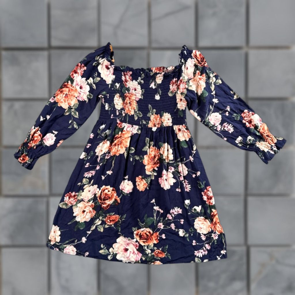 Vintage Lane Bryant Dress 18 Blue Lace Ruffle Sleeve Below Knee Pullover  Sheath Floral Vintage No | Grailed