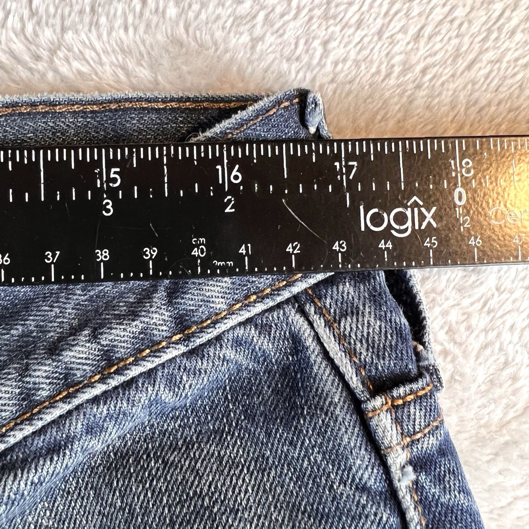 Vintage Cinch Jeans Mens 35x32 Fits 34x30 Distressed Blue Cowboy Straight Workwear Reading READ Size US 35 - 2 Thumbnail