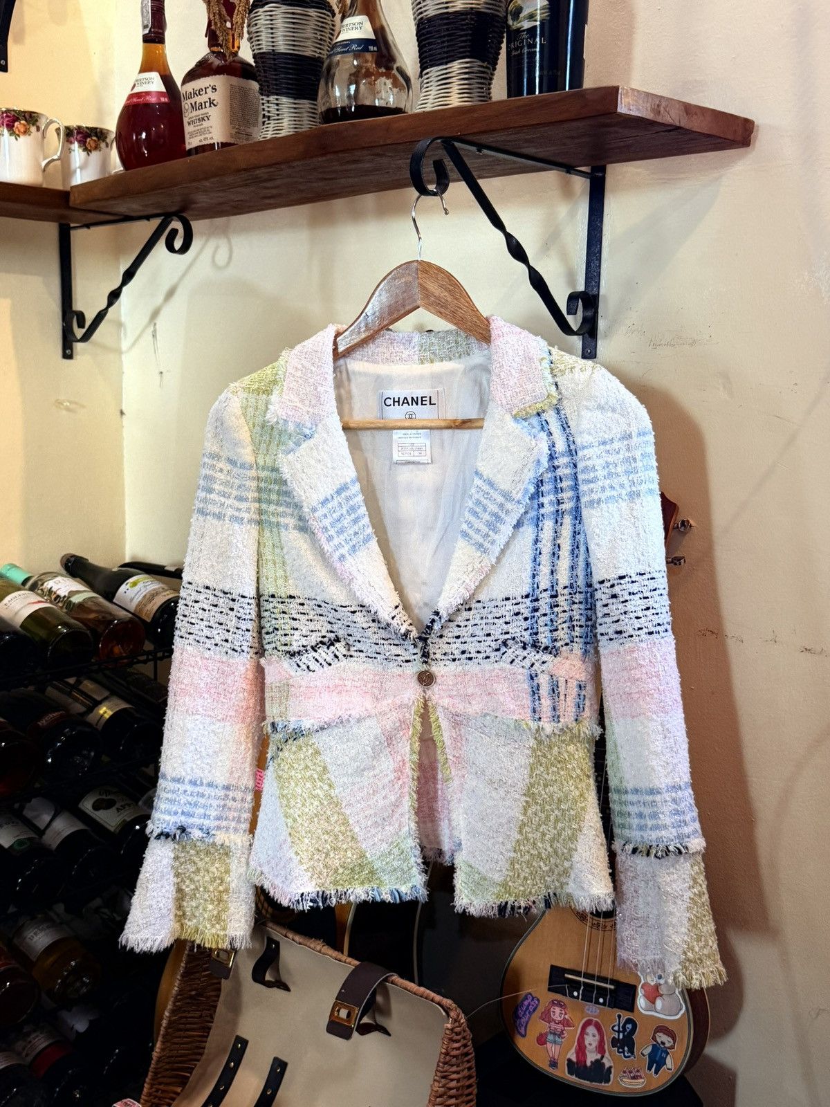 Chanel Chanel Multicolor Checked Tweed Floral Brooch Size XS / US 0-2 / IT 36-38 - 3 Thumbnail