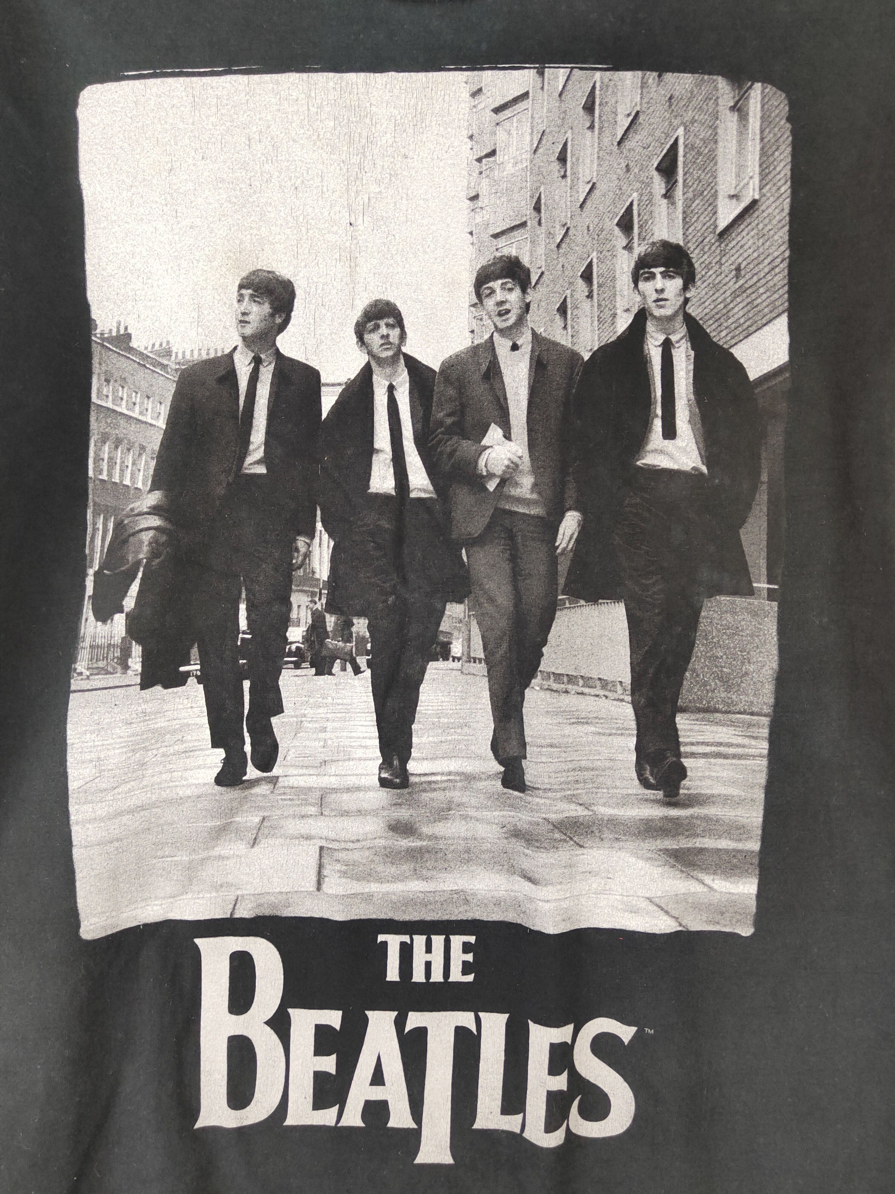 Band Tees × Japanese Brand DL The Beatles Black Short Sleeve T-shirt #2135 Size US L / EU 52-54 / 3 - 3 Thumbnail