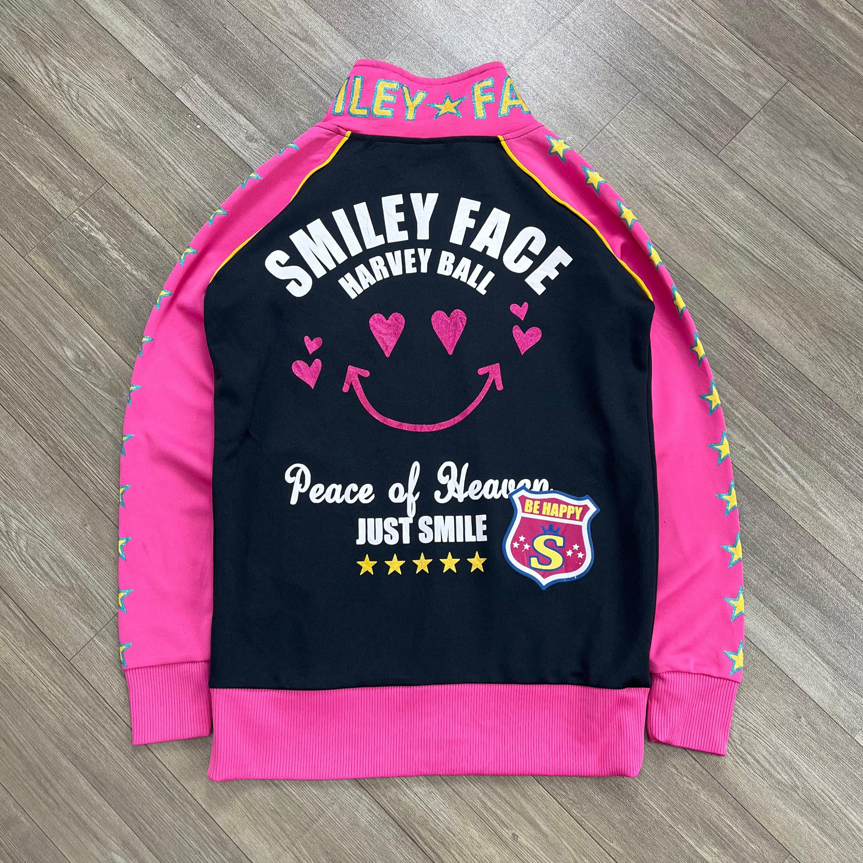 Angel Blue 2000s Hysteric Glamour Style Smile Face Star Track Jacket Size US S / EU 44-46 / 1 - 1 Thumbnail