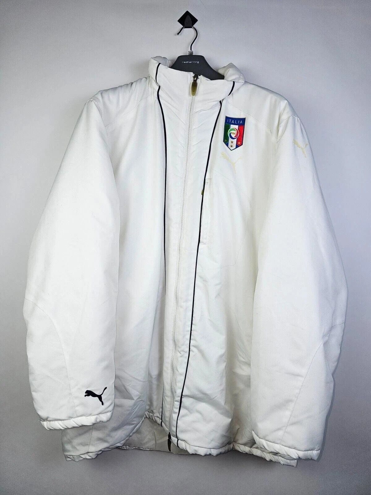 Puma Puma Italia FIGC Y2K Padded Puffer Jacket White Football XL Size US XL / EU 56 / 4 - 1 Thumbnail