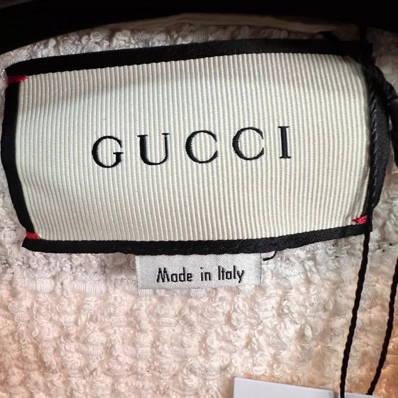 Gucci Gucci Knit Cardigan with Rhinestones and Stripes-2505 Size M / US 6-8 / IT 42-44 - 3 Thumbnail