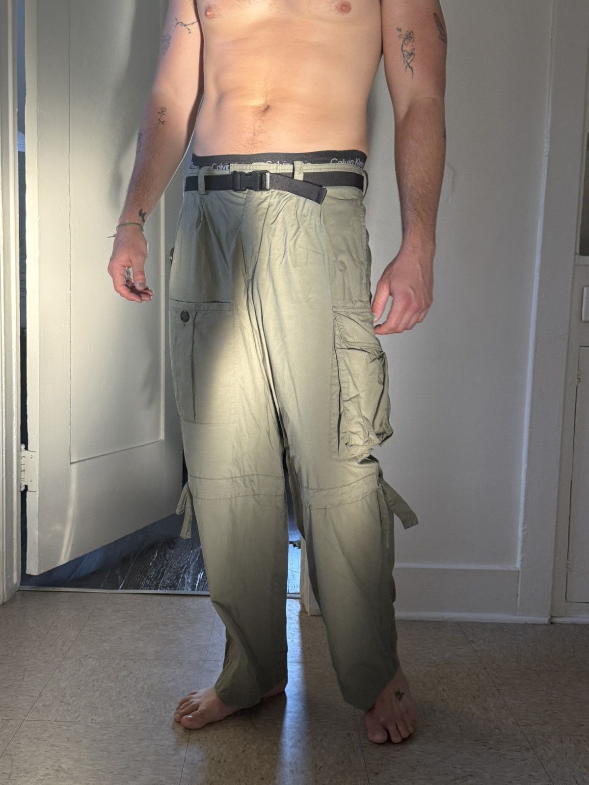 Loewe Eye/Loewe/Nature Jungle Cargo Pants w/ Detachable Belt Size US 32 / EU 48 - 2 Thumbnail