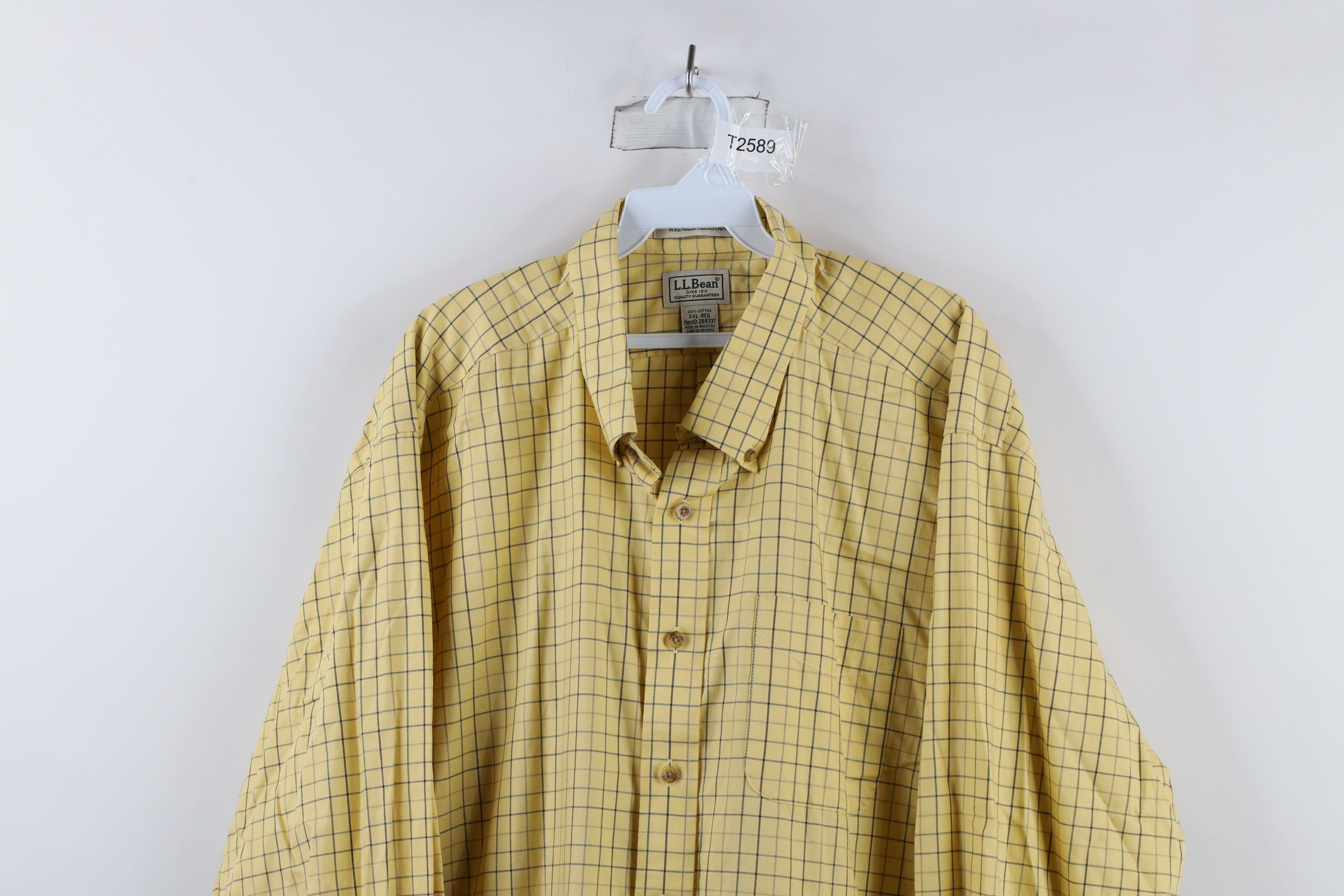 L.L. Bean × Vintage Vintage LL Bean Resistant Collared Button Down Shirt Plaid Size US XXL / EU 58 / 5 - 2 Thumbnail