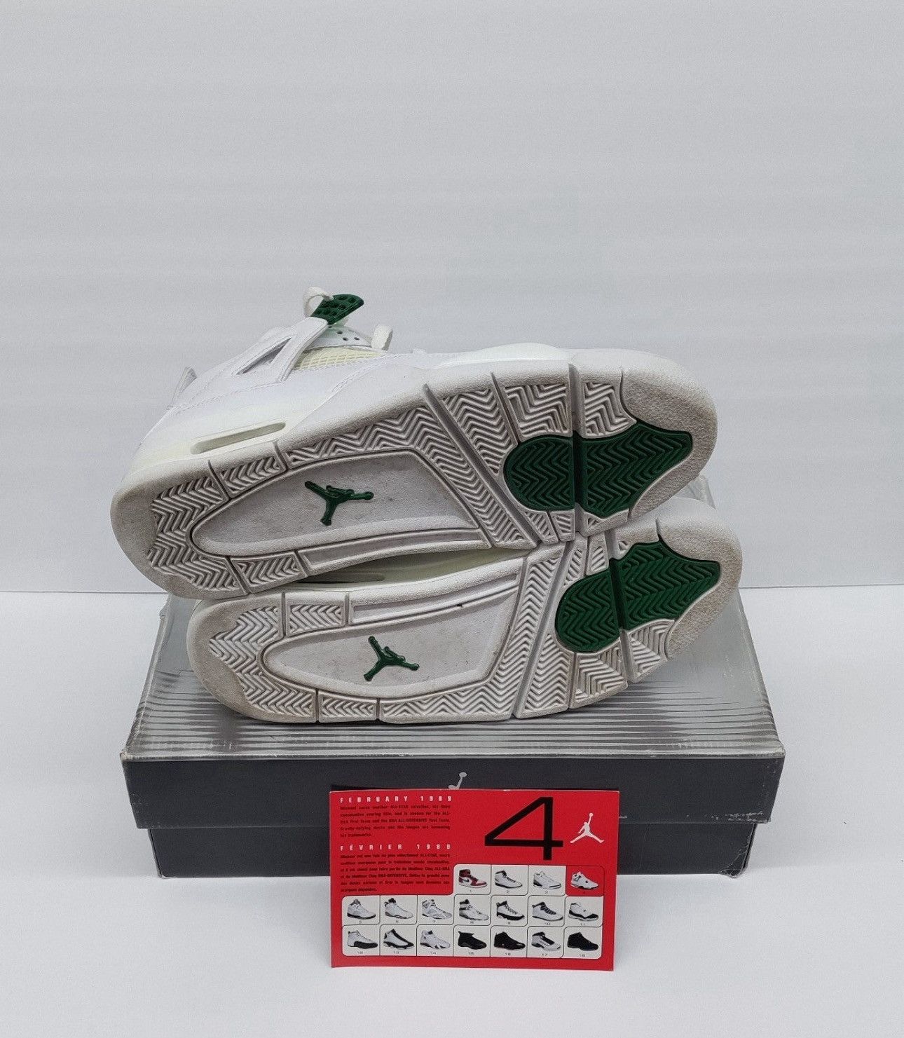 Jordan Brand Nike Air Jordan 4 IV Retro Classic Green 2004 Size US 9 / EU 42 - 7 Thumbnail