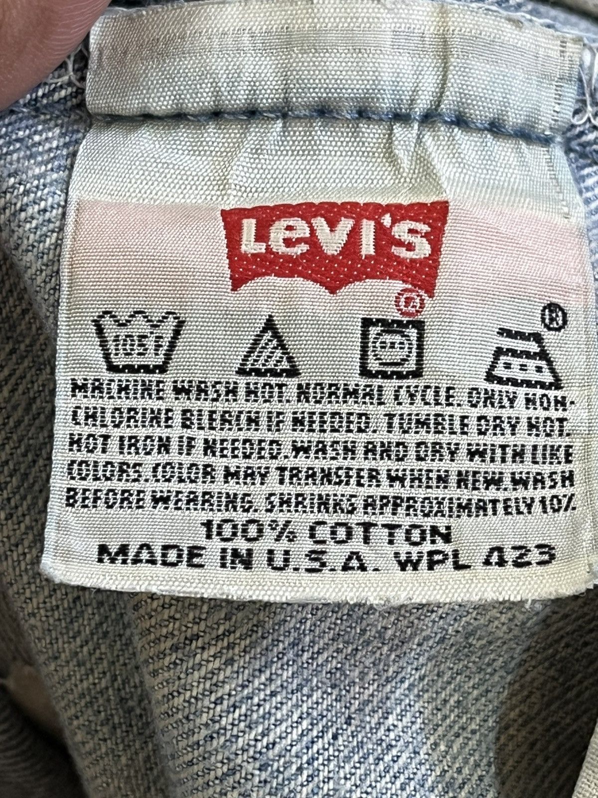 LVC × Levi's × Levi's Vintage Clothing Vintage Levi’s 501 Mudwash Reconstructed Denim Size US 34 / EU 50 - 9 Thumbnail
