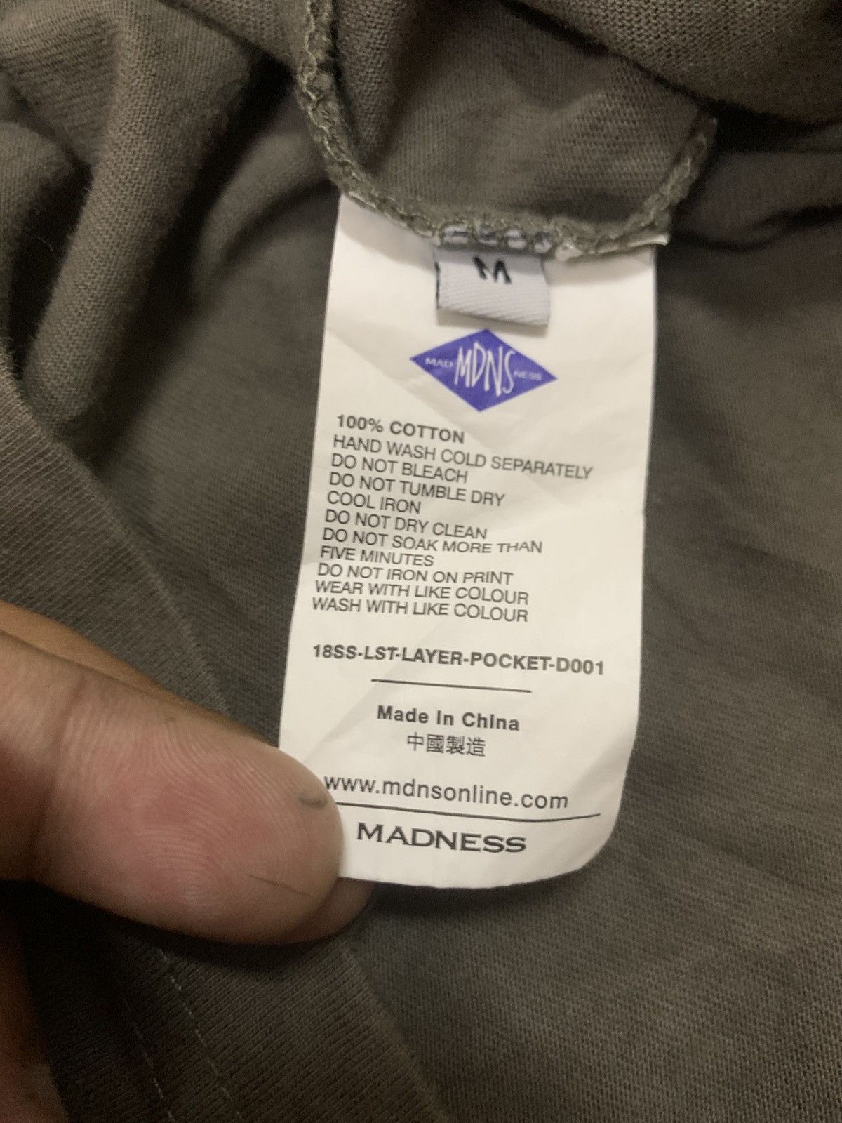 Madness Madness 18ss Lst layer pocket Size US L / EU 52-54 / 3 - 5 Thumbnail