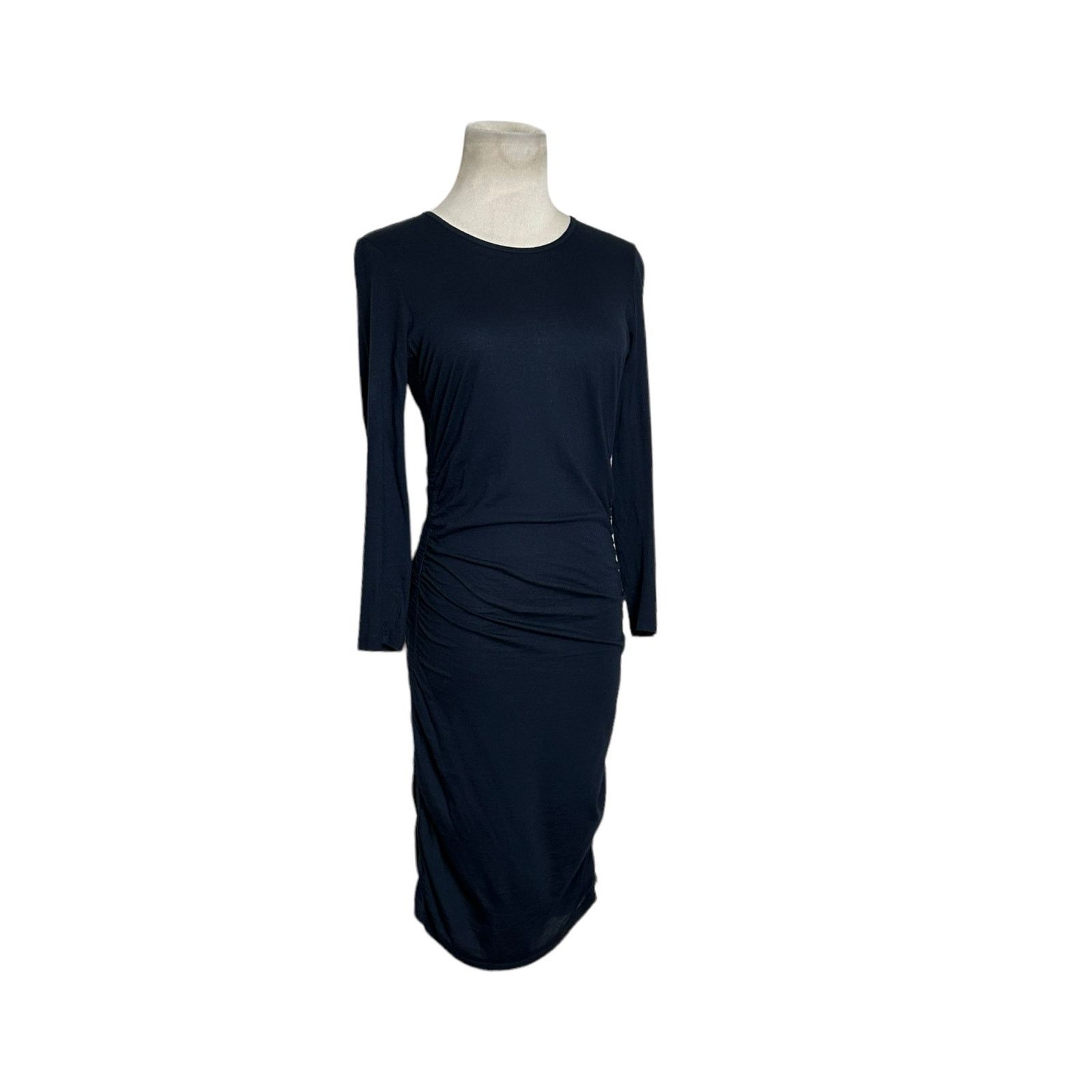Theory Theory navy blue plume jersey dress size small Size S / US 4 / IT 40 - 7 Thumbnail