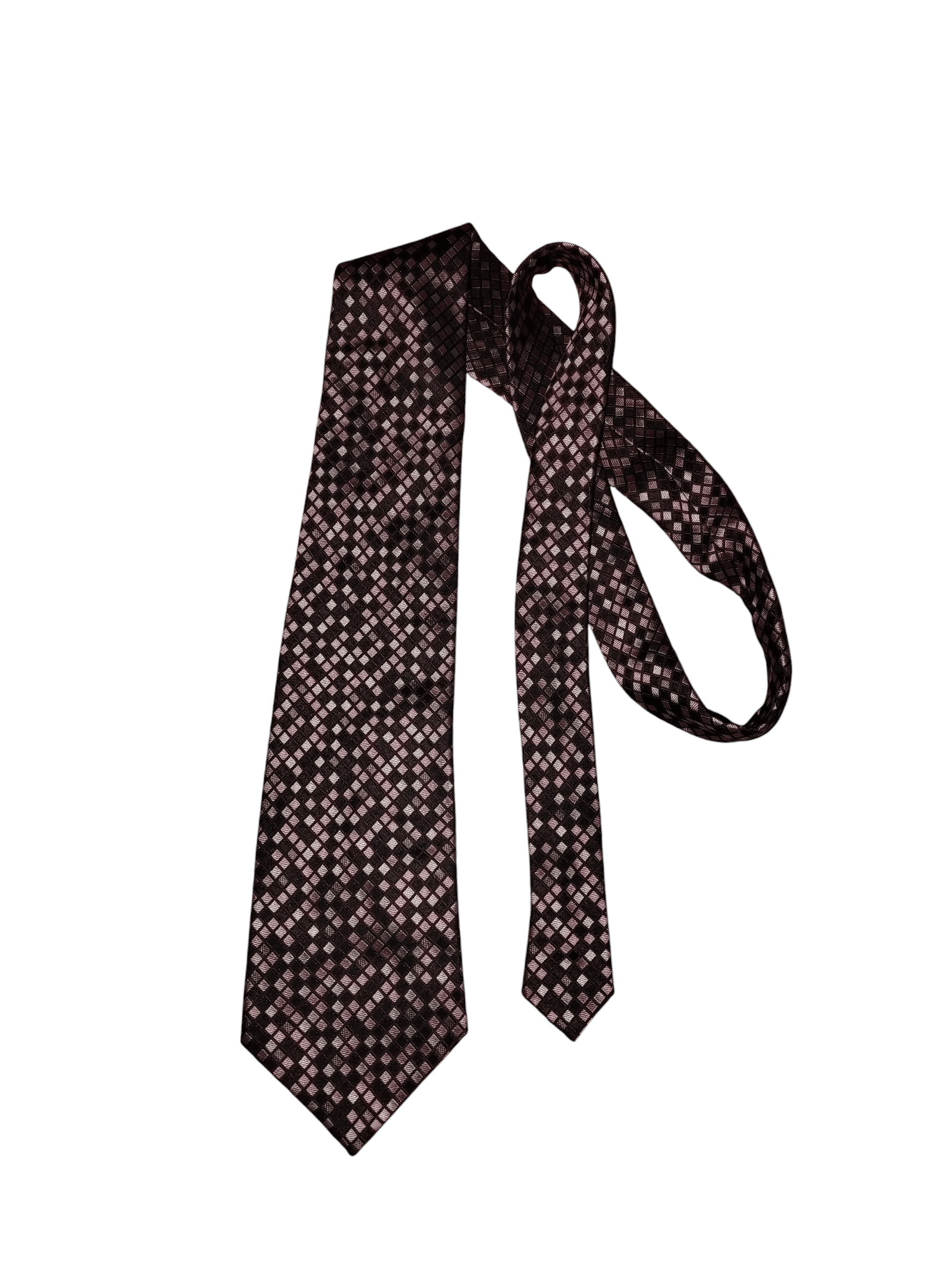 Alviero Martini ALVIERO MARTINI Checkerboard Silk Tie Size ONE SIZE - 1 Thumbnail