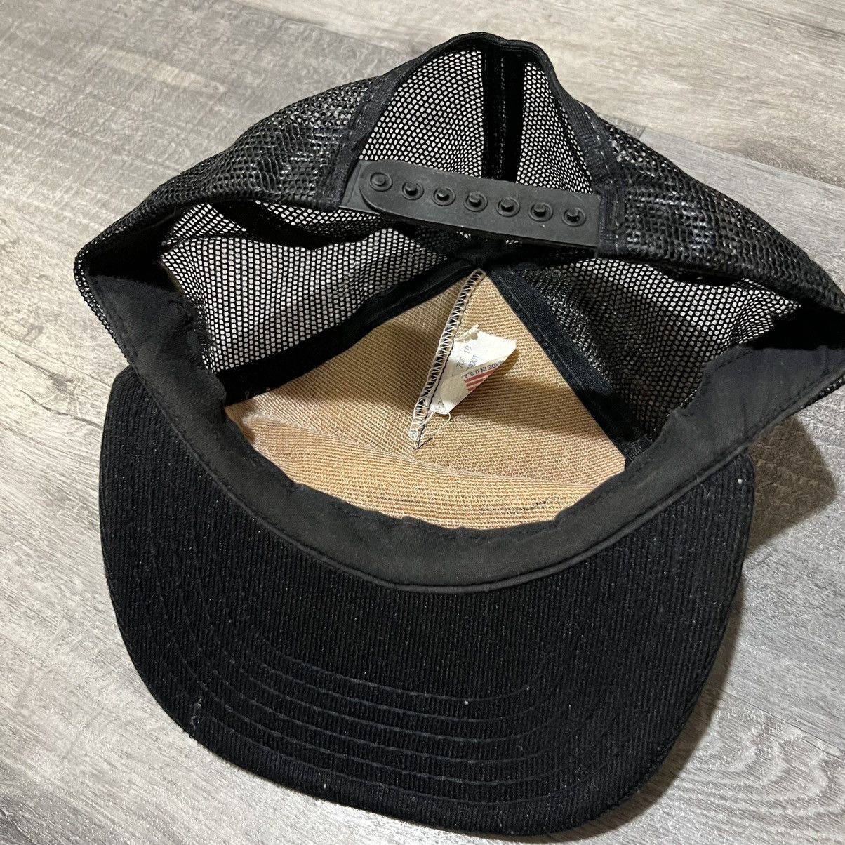 Vintage VTG Precision Shooting Equip. Black Puff Print Trucker Hat Size ONE SIZE - 4 Thumbnail