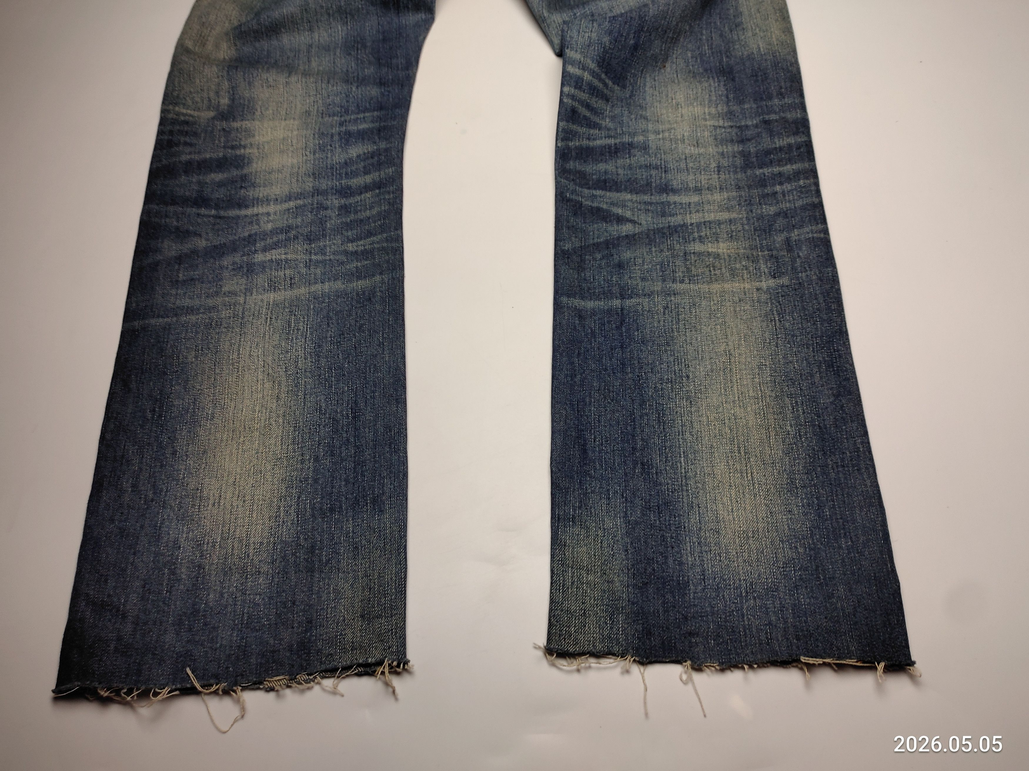 Japanese Brand Crazy faded Red Card Japanese Denim Size US 32 / EU 48 - 13 Thumbnail