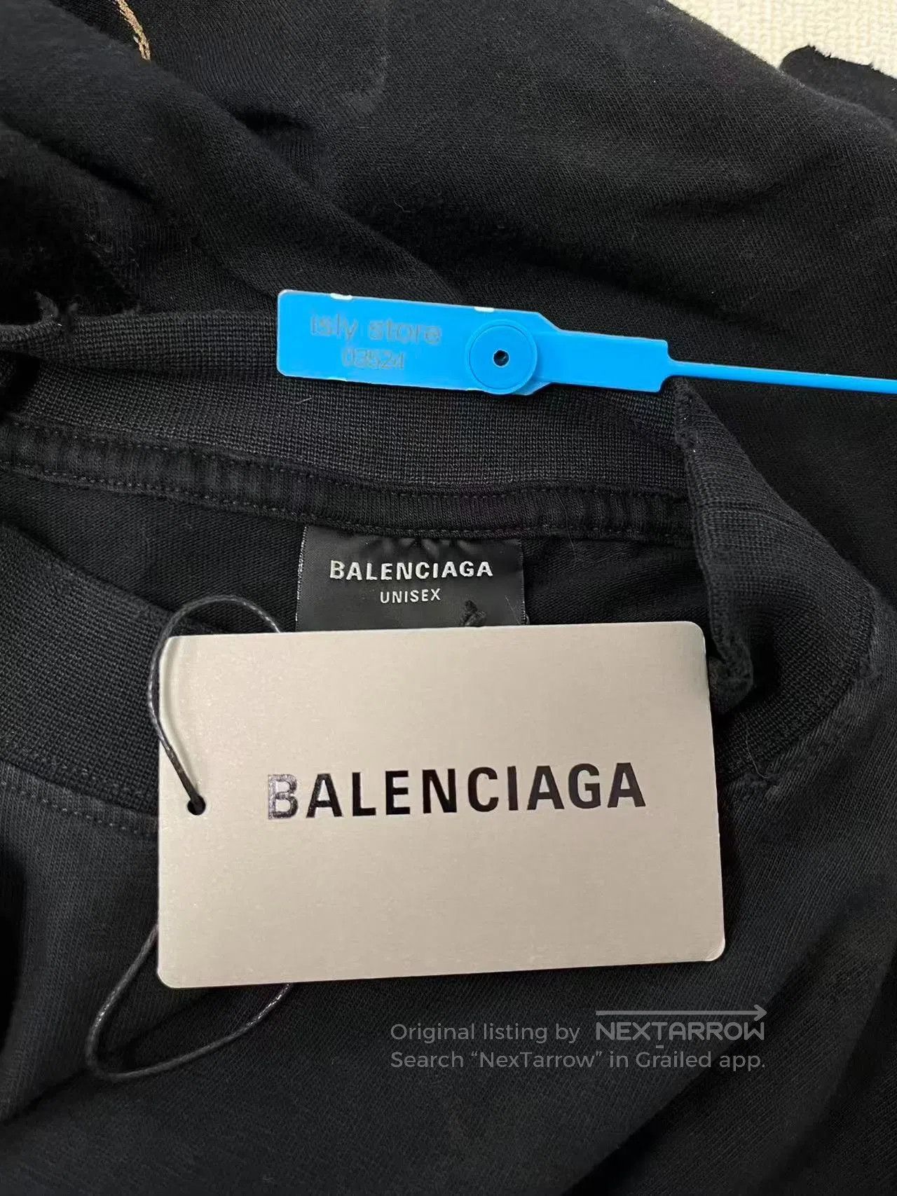 Balenciaga Balenciaga Black Graphic Print Short Sleeve T. Size US S / EU 44-46 / 1 - 4 Thumbnail