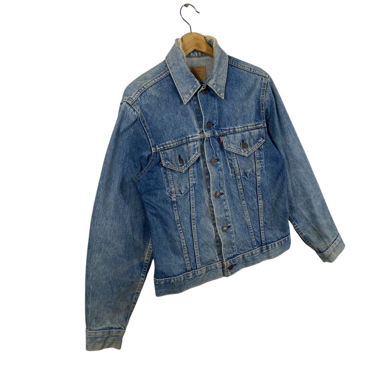 Levi's × Levi's Vintage Clothing × Vintage Vintage Levis Denim Truckers Jacket 70505-0217 Size US S / EU 44-46 / 1 - 3 Thumbnail