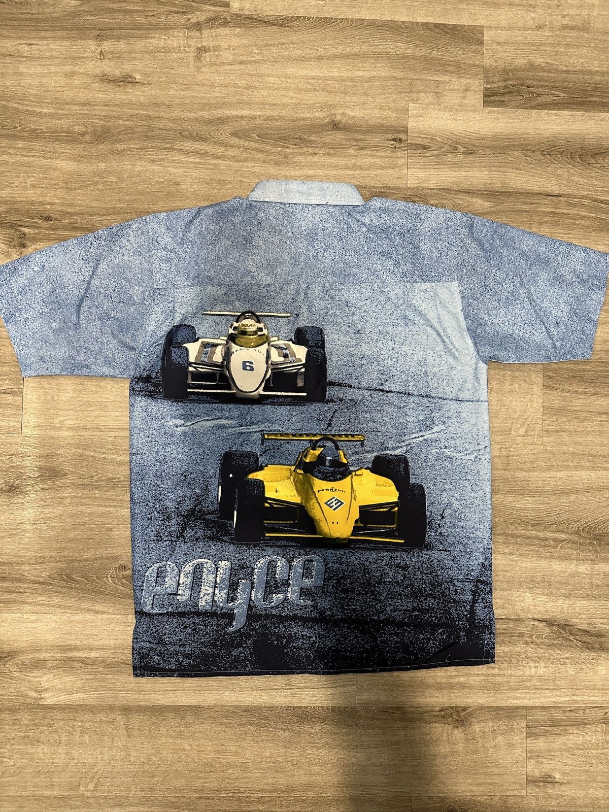 Enyce 90s enyce race car snoop dogg tupac hip-hop rap vintage Size US M / EU 48-50 / 2 - 1 Thumbnail