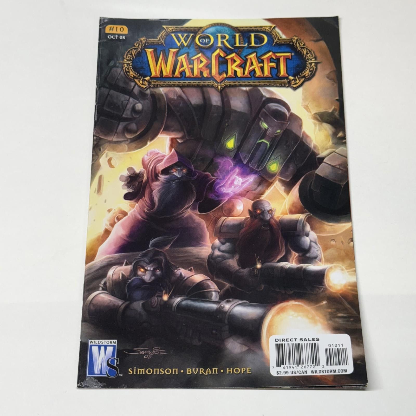 Designer Wildstorm World of Warcraft #10 OCT 2008 WoW Comic Book 1st Size ONE SIZE - 2 Thumbnail
