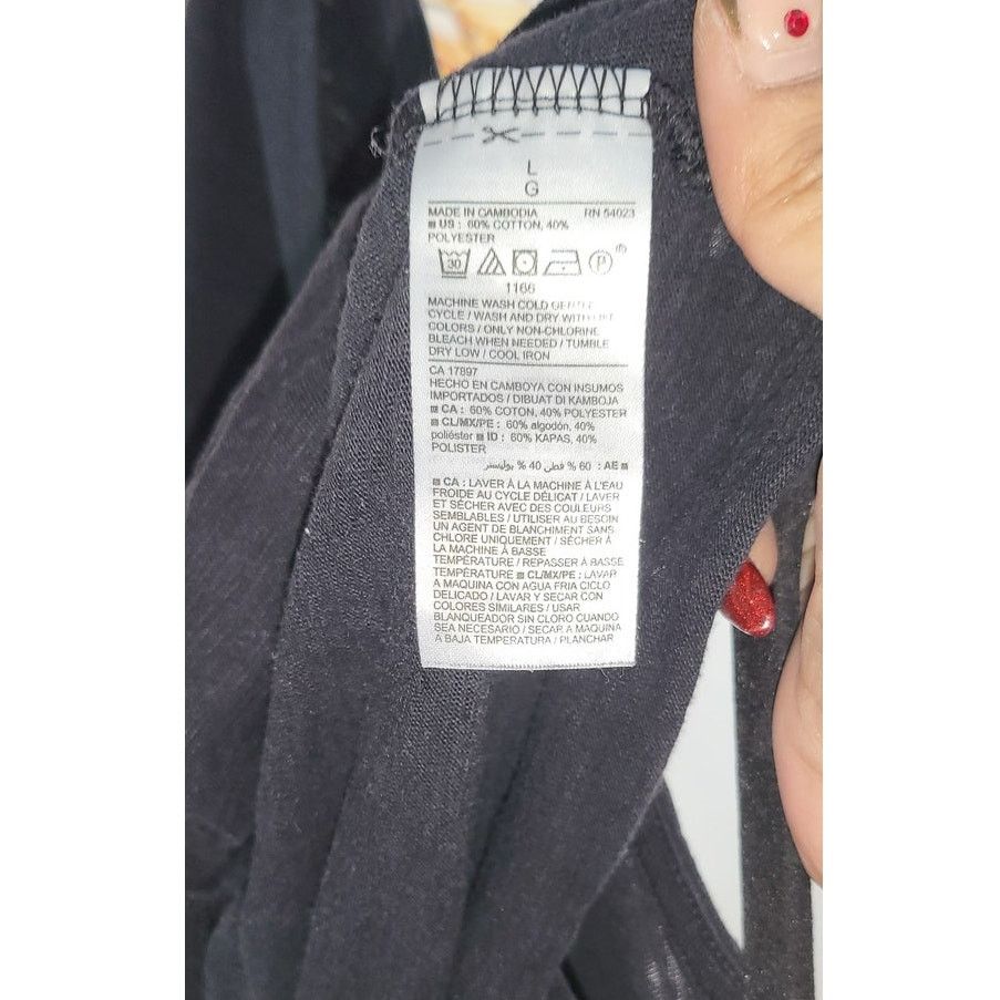 Old Navy Black Old Navy Knitted Sweat Top Size L Size L / US 10 / IT 46 - 5 Thumbnail