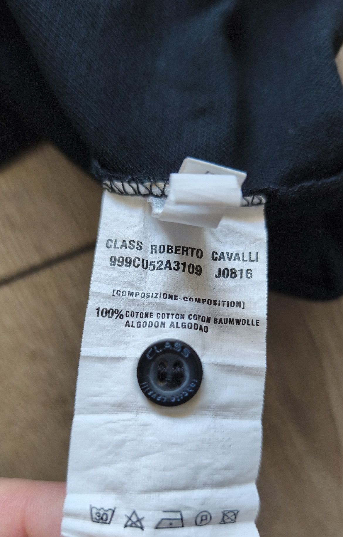 Roberto Cavalli Class Roberto Cavalli Mens Short Sleeve Polo Shirt Size L Size US L / EU 52-54 / 3 - 4 Thumbnail