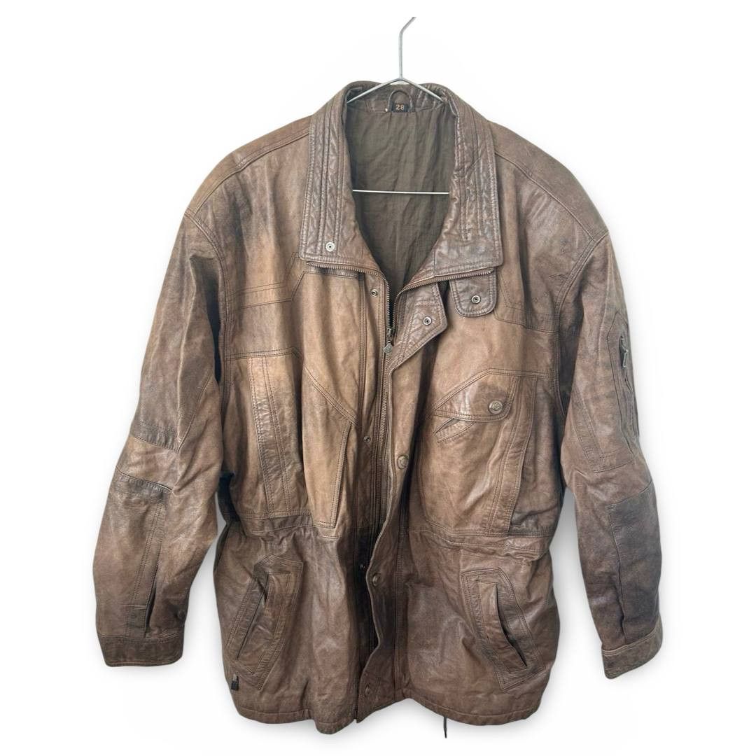 Leather VTG leather JKT #1038 Size US M / EU 48-50 / 2 - 1 Thumbnail