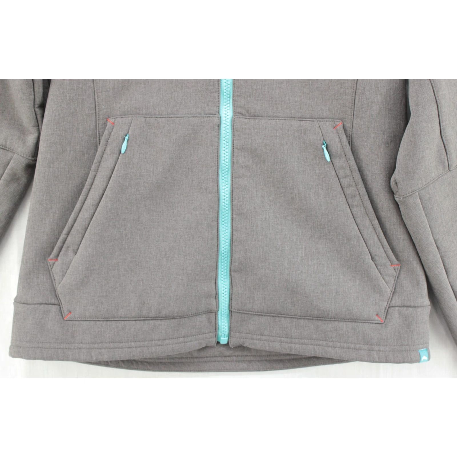 Vintage Simms Rogue Fleece Hoodie Full Zip Jacket Softshell Gray Women's Small ISO Size S / US 4 / IT 40 - 3 Thumbnail
