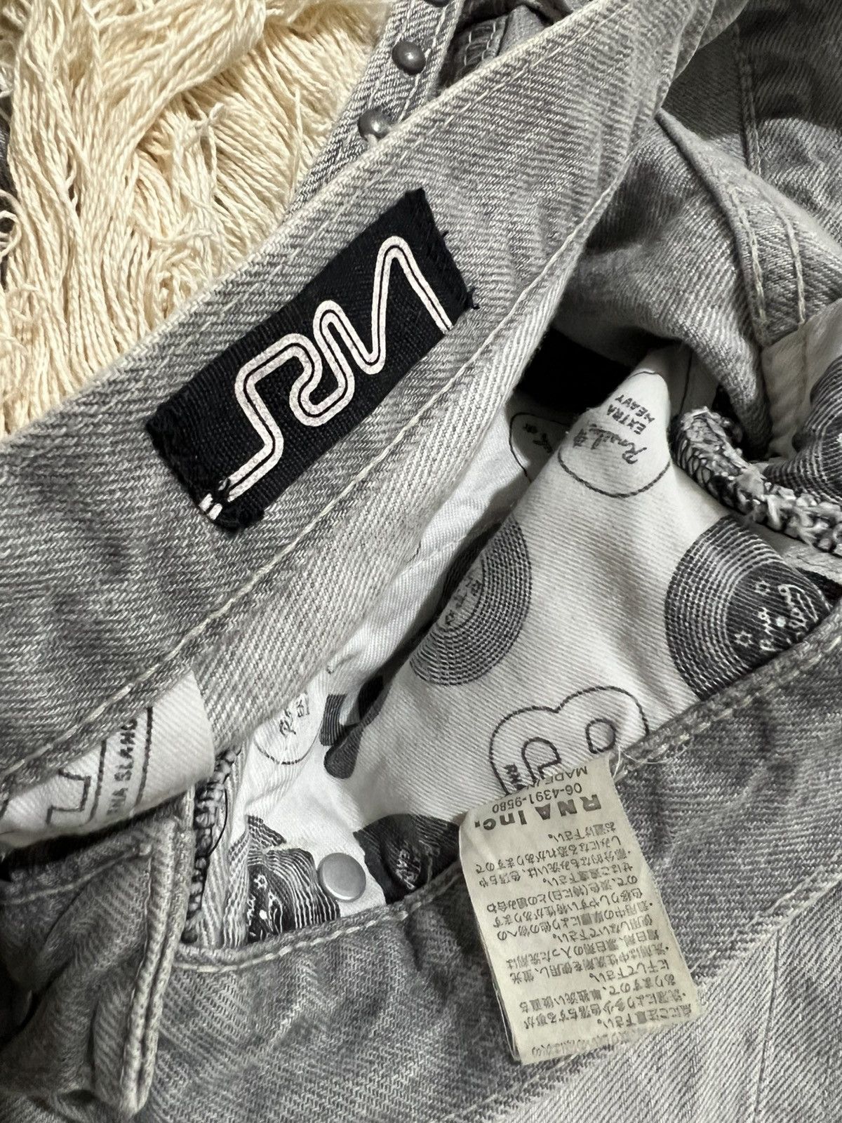 If Six Was Nine RNA distressed japanese punk jeans Size US 31 - 9 Thumbnail