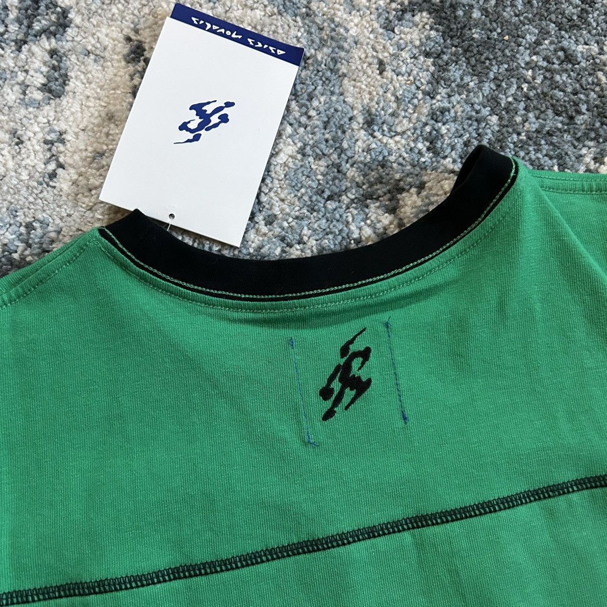Asics × Kiko Kostadinov ASiCS NOVALiS WiDE BOXY CROPPED BiXANCE TEE PARAKEET GREEN Size US L / EU 52-54 / 3 - 7 Thumbnail
