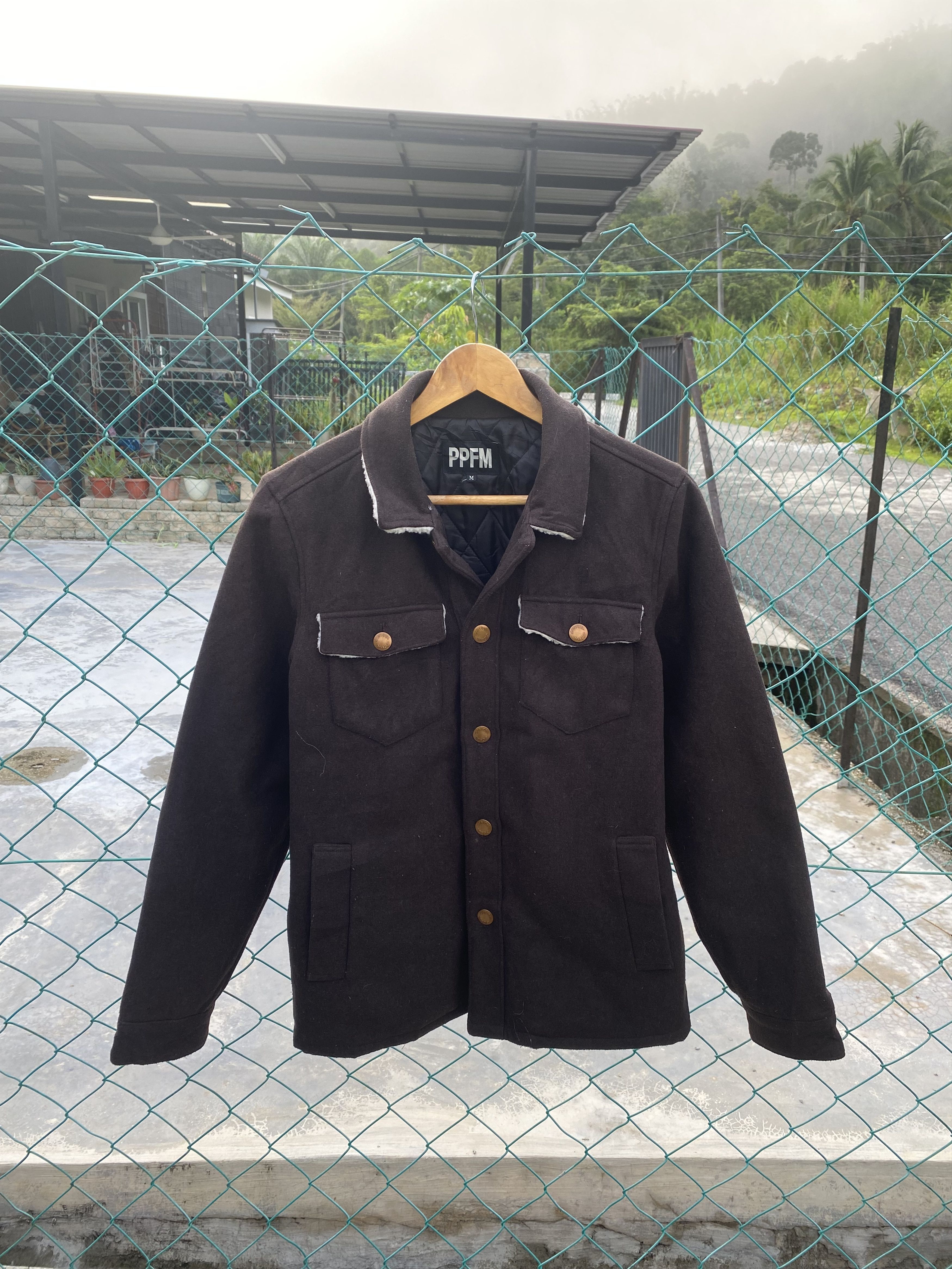 Japanese Brand × PPFM AW PPFM union made wool quilted jacket Size US M / EU 48-50 / 2 - 1 Thumbnail