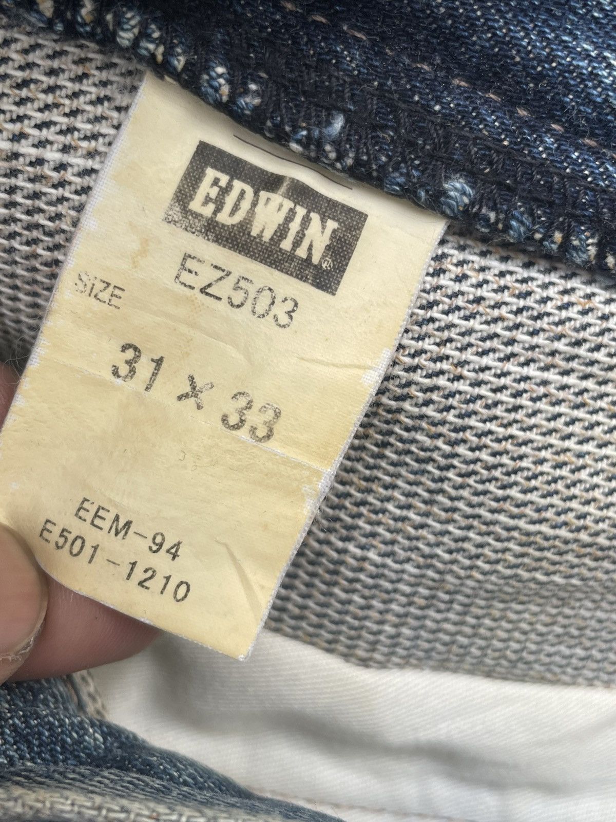 Edwin Vintage Edwin EZ503 Size US 31 - 19 Thumbnail
