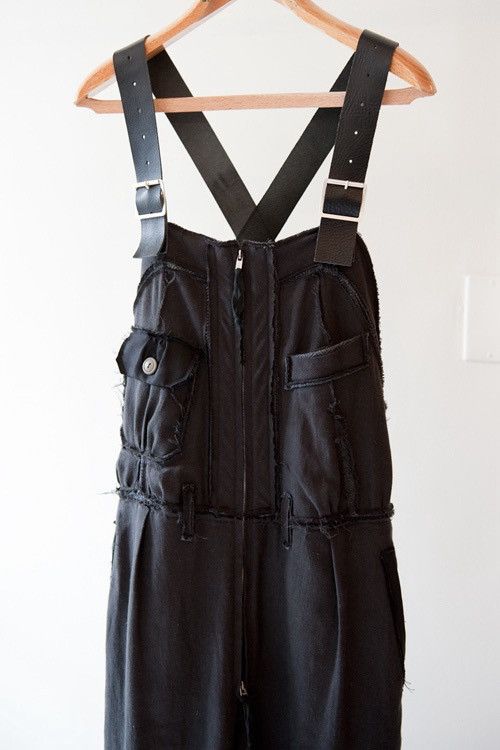 Takahiromiyashita The Soloist. fall 2011 Cocktail Overalls (charcoal) Size US 32 / EU 48 - 2 Thumbnail