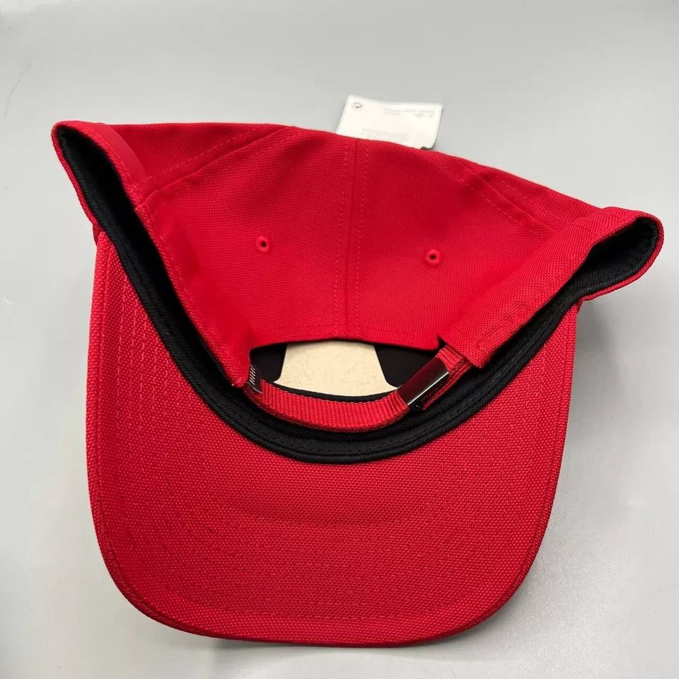 Jordan Brand Air Jordan Hat Men Red Metal Logo Jumpman Strap Back Cap New Size ONE SIZE - 6 Thumbnail