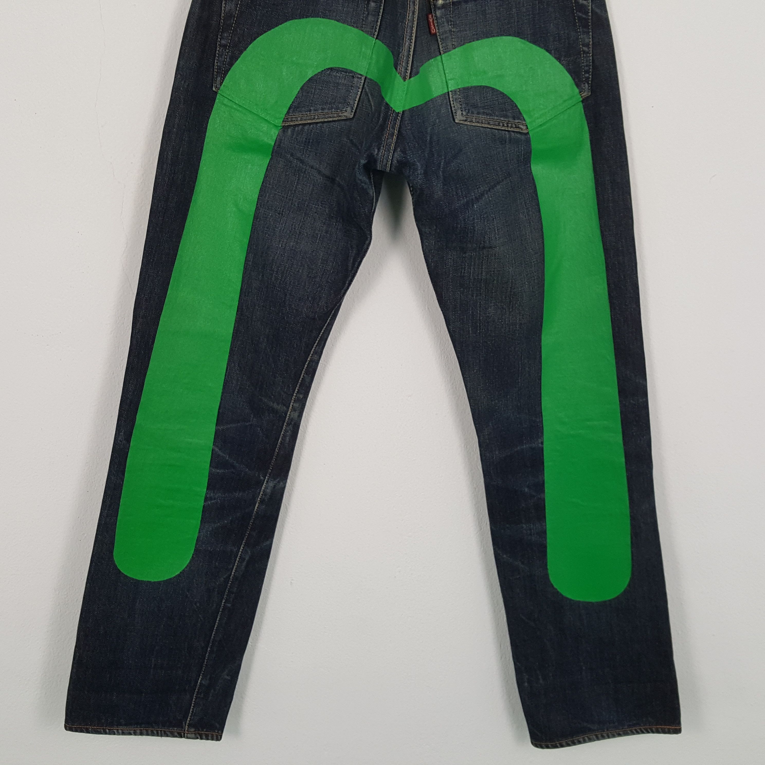 Evisu × Japanese Brand × Vintage EVISU Jeans Japanese Brand Streetwear Custom Daicock Style Size US 29 - 3 Thumbnail
