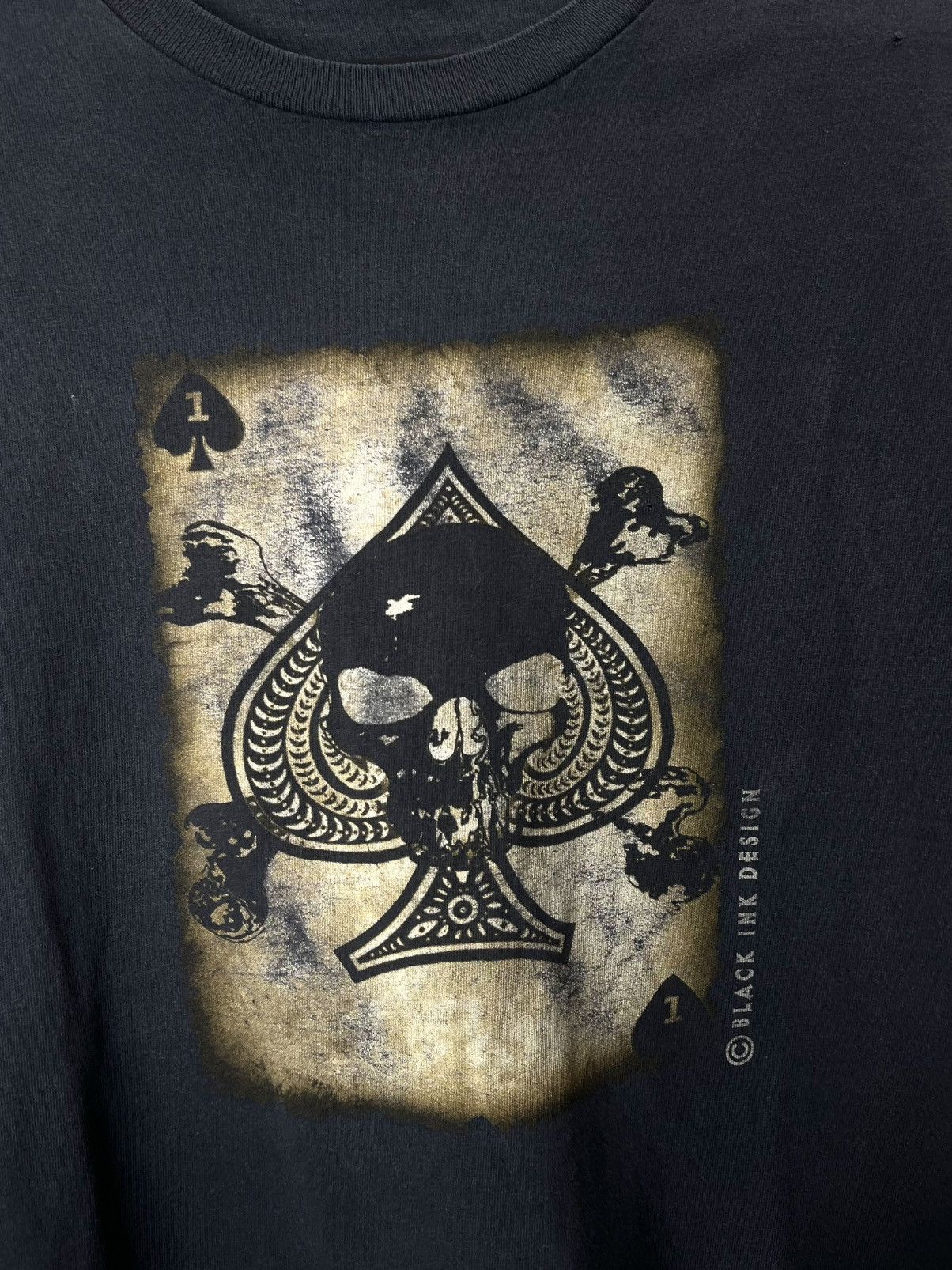 Band Tees 2000’s Vintage Art Skeleton Skull Pirates T Shirt Size US M / EU 48-50 / 2 - 2 Thumbnail