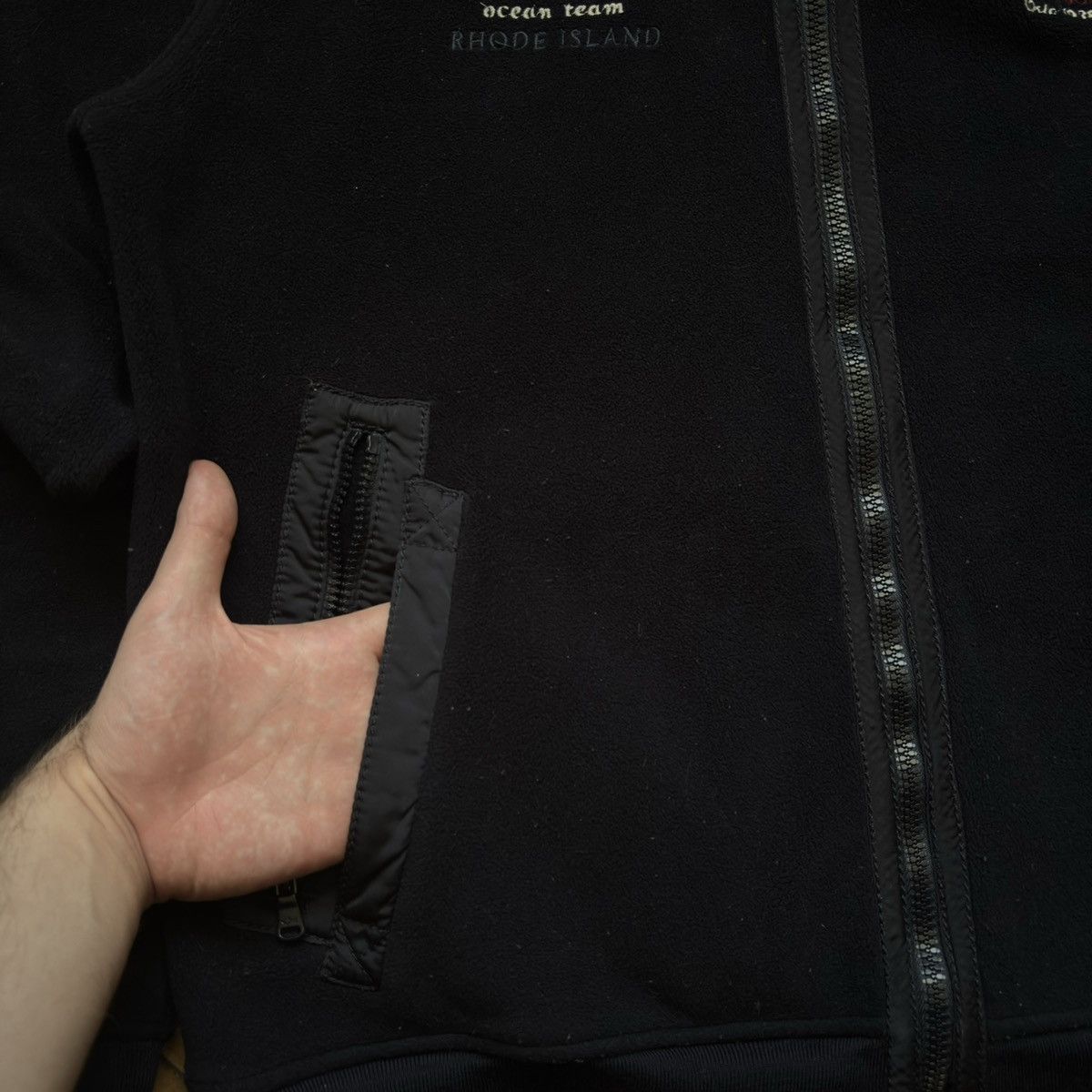 Le Grande Bleu (L.G.B.) × Paul & Shark Rare Vintage Paul & Shark Kipawa Fleece Jacket RiRi Size US L / EU 52-54 / 3 - 3 Thumbnail