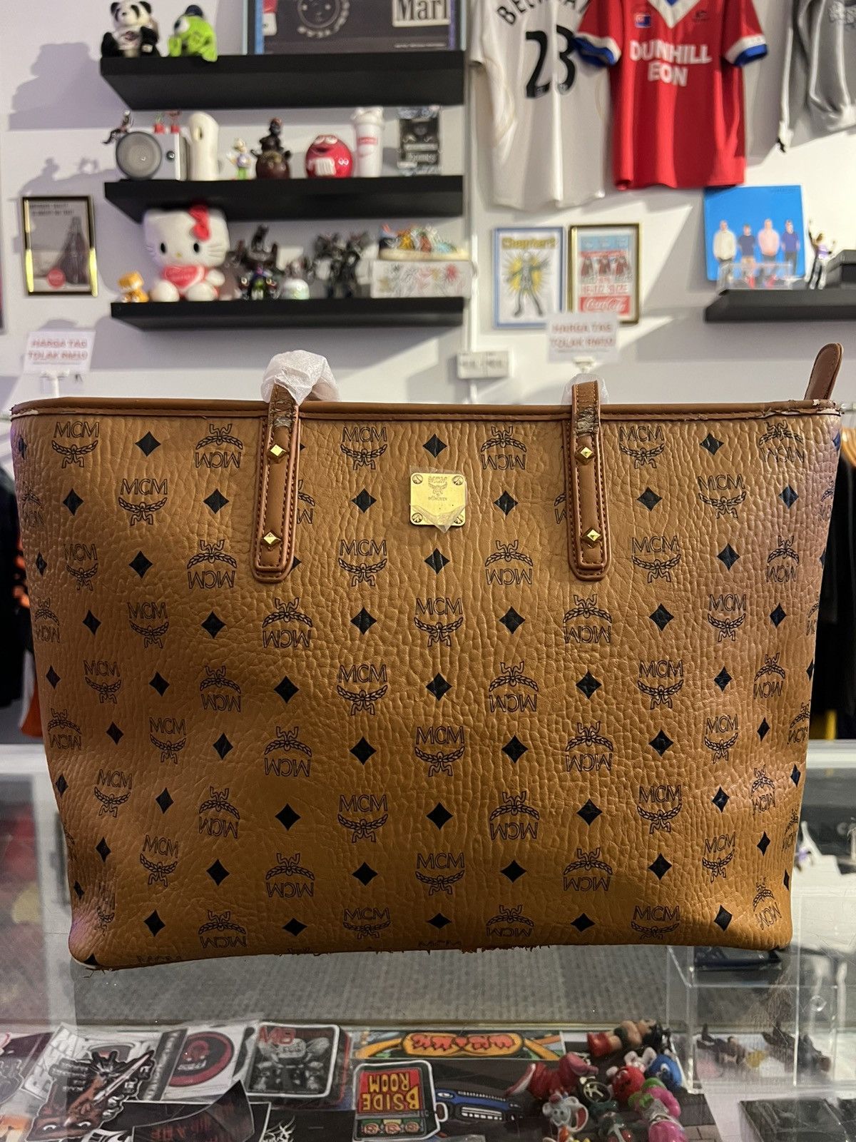 MCM MCM Top-Zip Shopper Tote Bag Size ONE SIZE - 3 Thumbnail